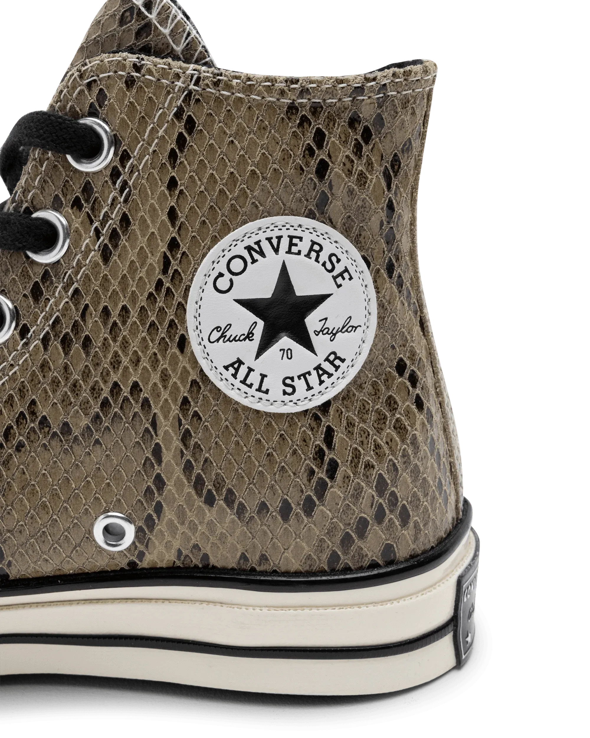 Chuck 70 Archive Reptile Suede Hi Sneakers - DIHSAN