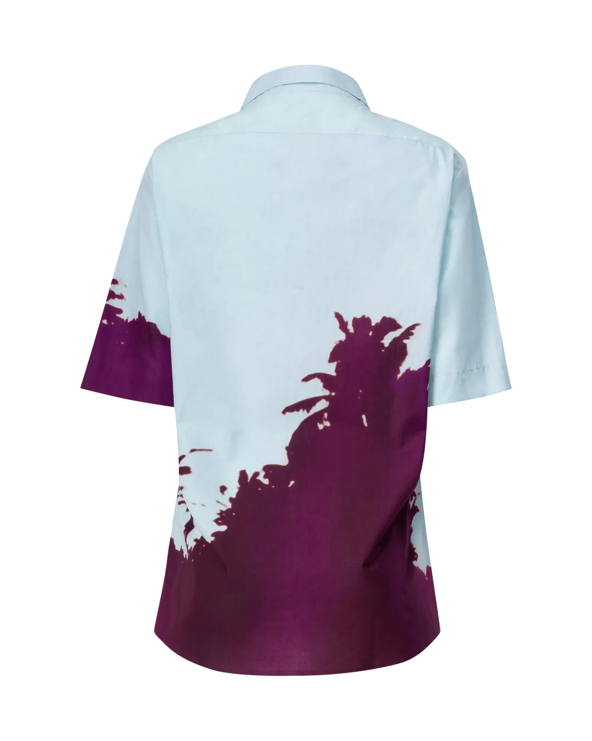 Palm-Printed Cotton Poplin Shirt - DIHSAN