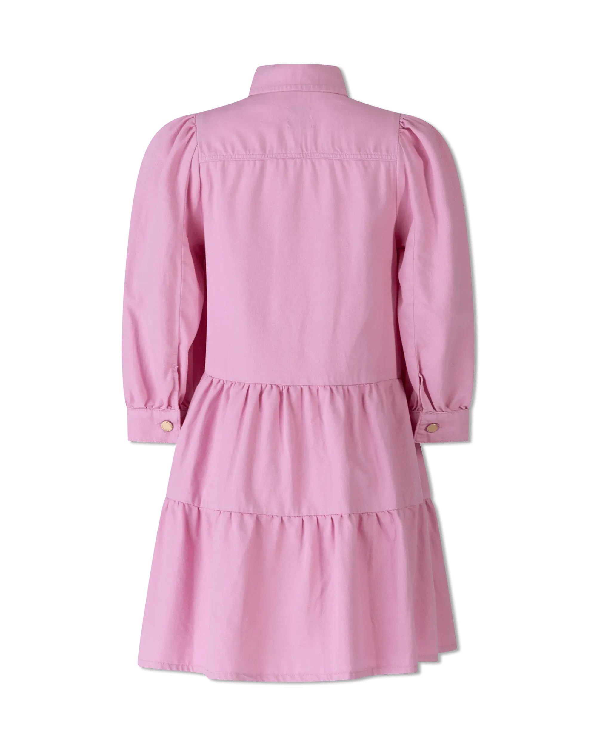 Puffy Sleeve A-line Dress - DIHSAN