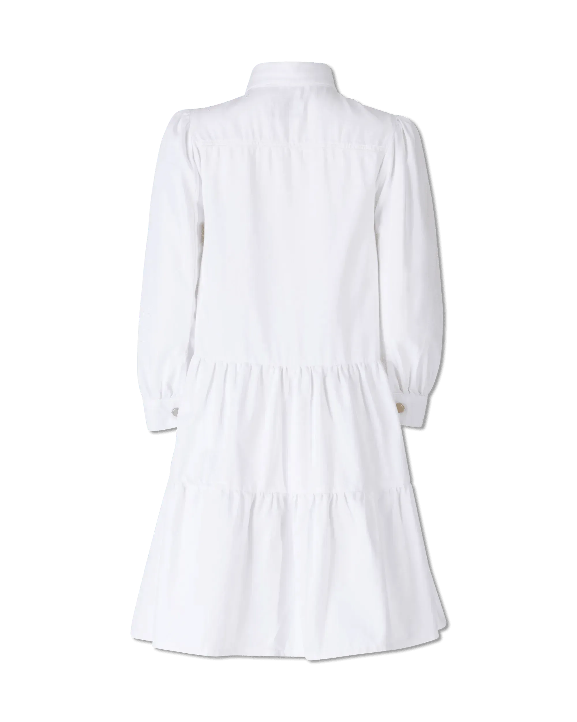 Puffy Sleeve A-line Dress - DIHSAN