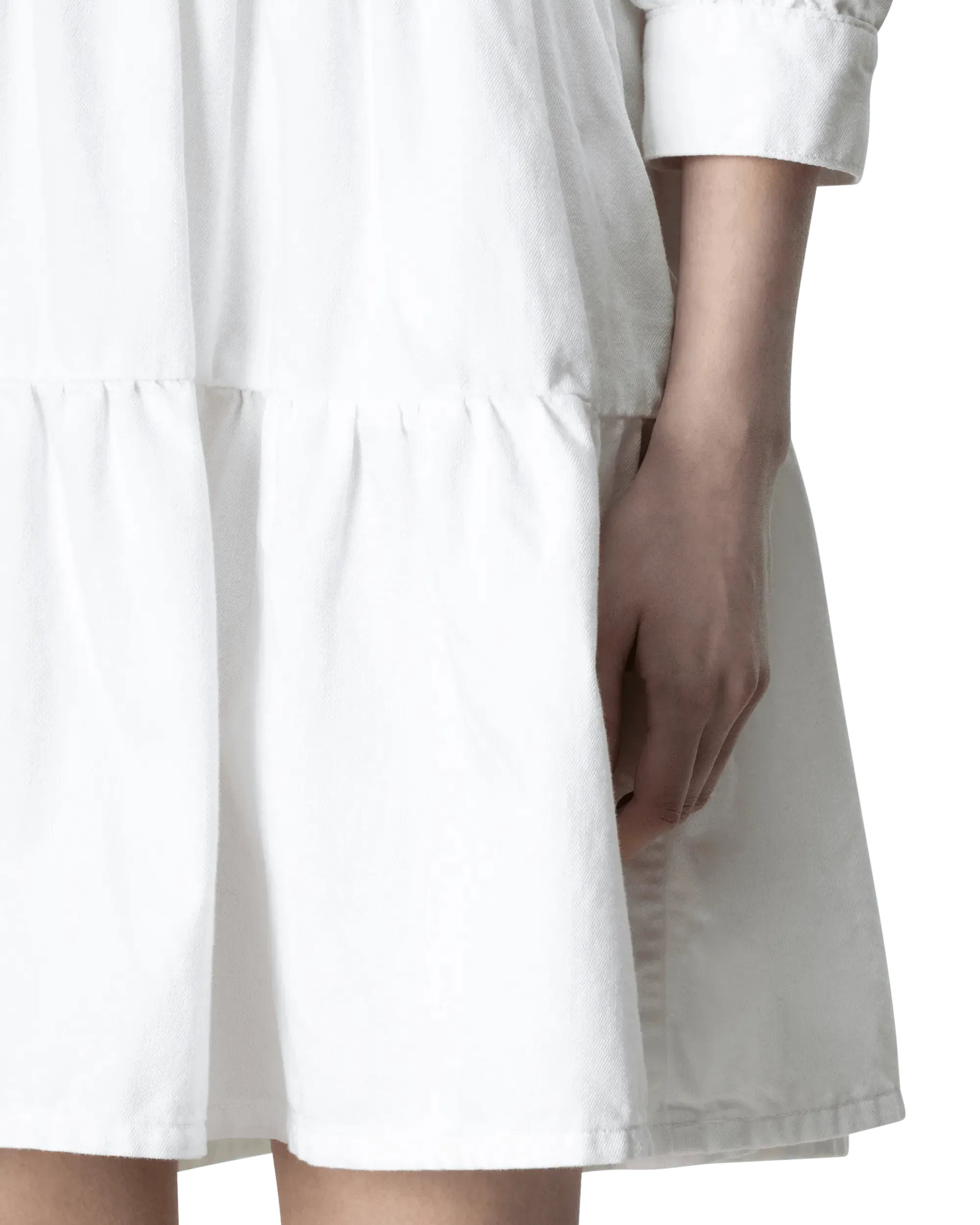 Puffy Sleeve A-line Dress - DIHSAN