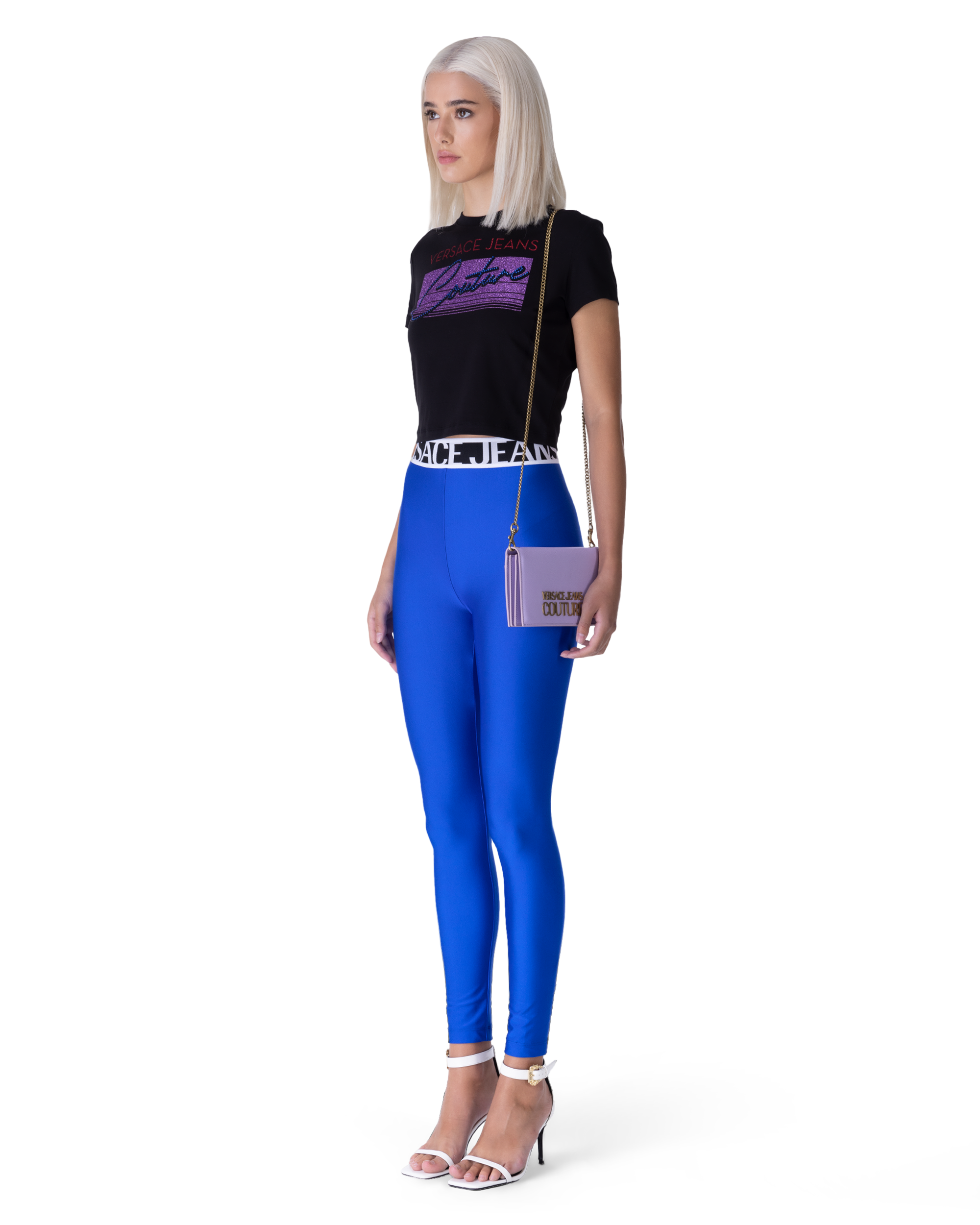 Glitter Logo Crop Top