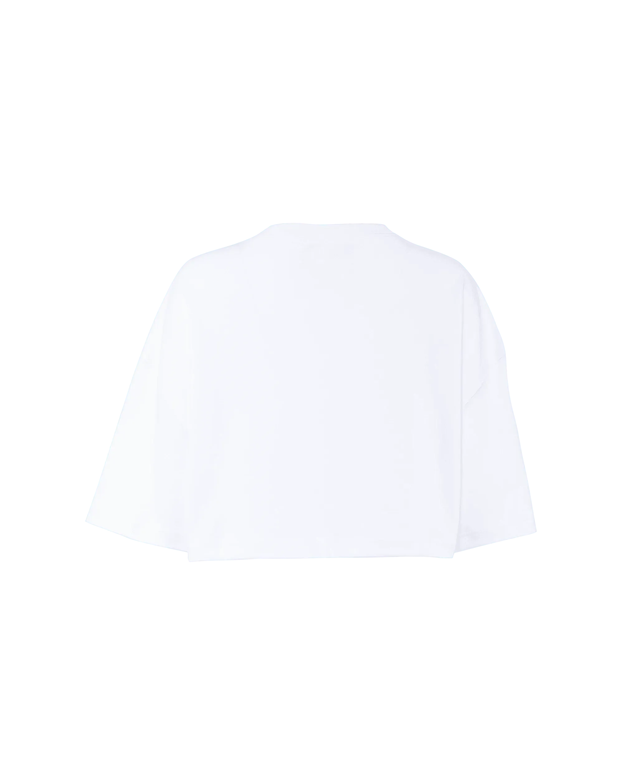 Floral Logo Cropped T-shirt - DIHSAN