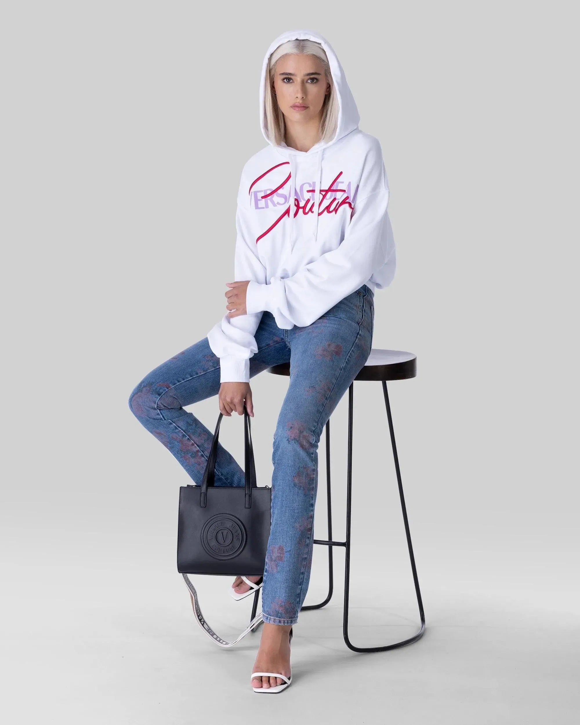 Embroidered Logo Hoodie - DIHSAN