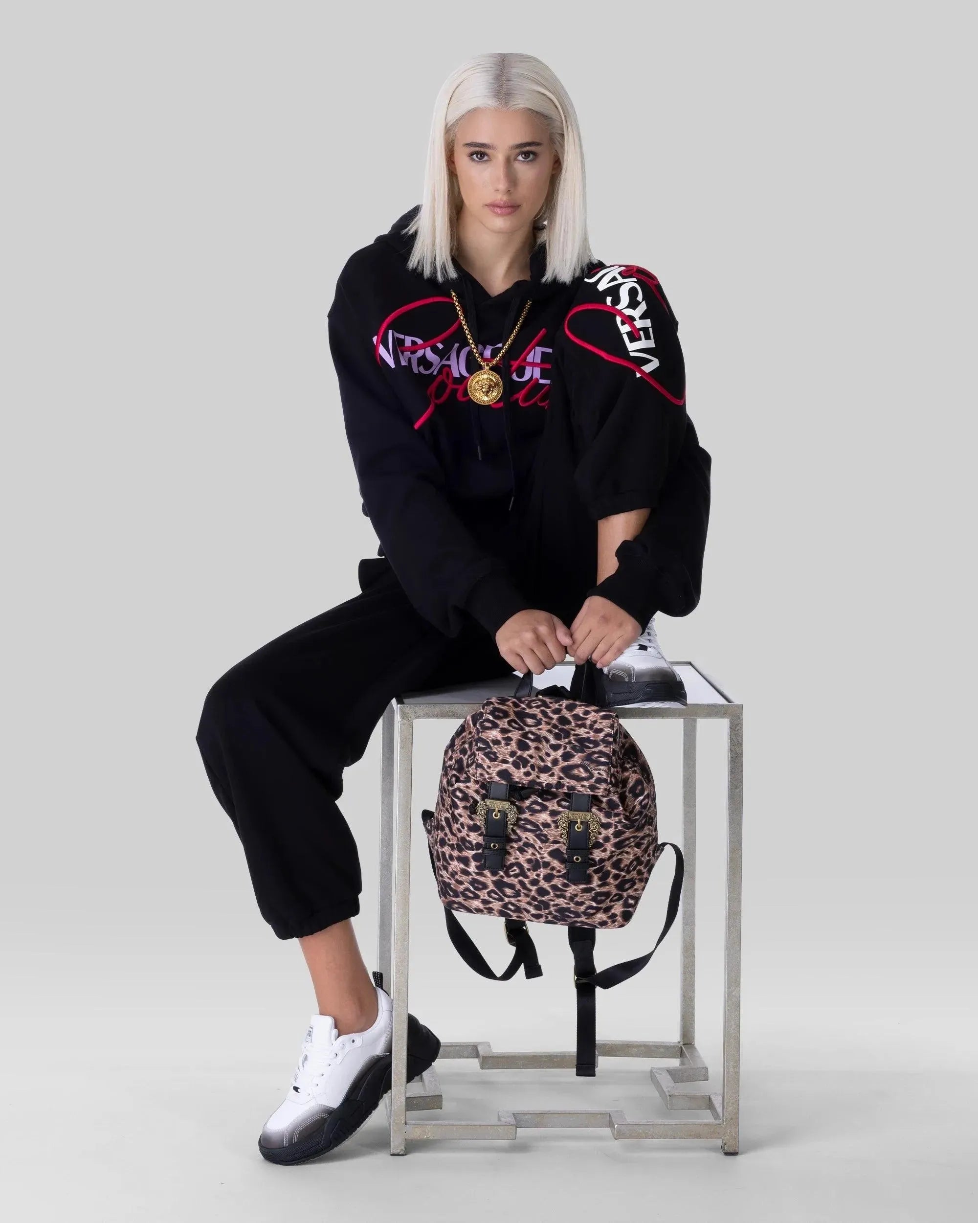 Embroidered Logo Hoodie - DIHSAN