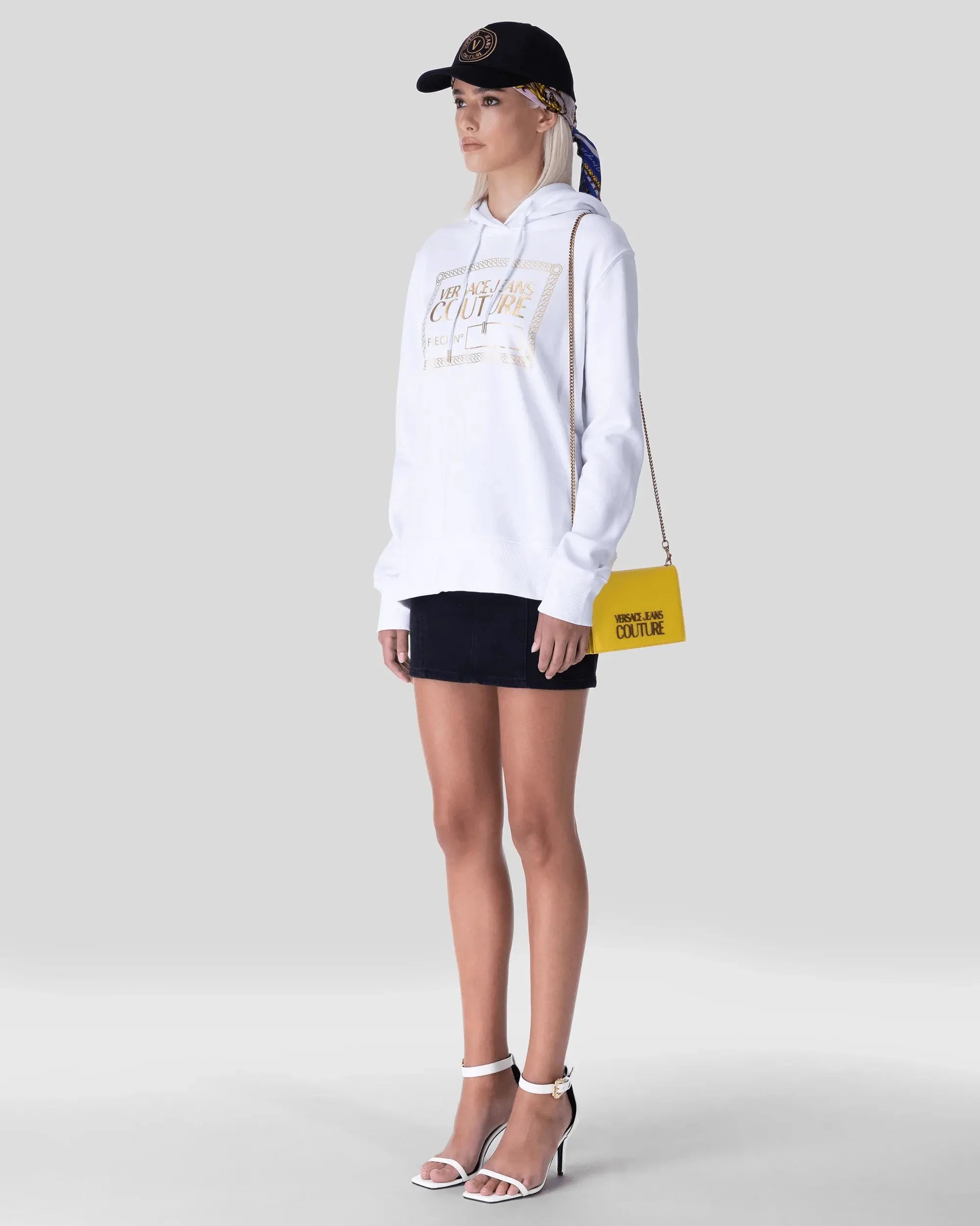 Gold Foil Logo Sweatshirt - DIHSAN