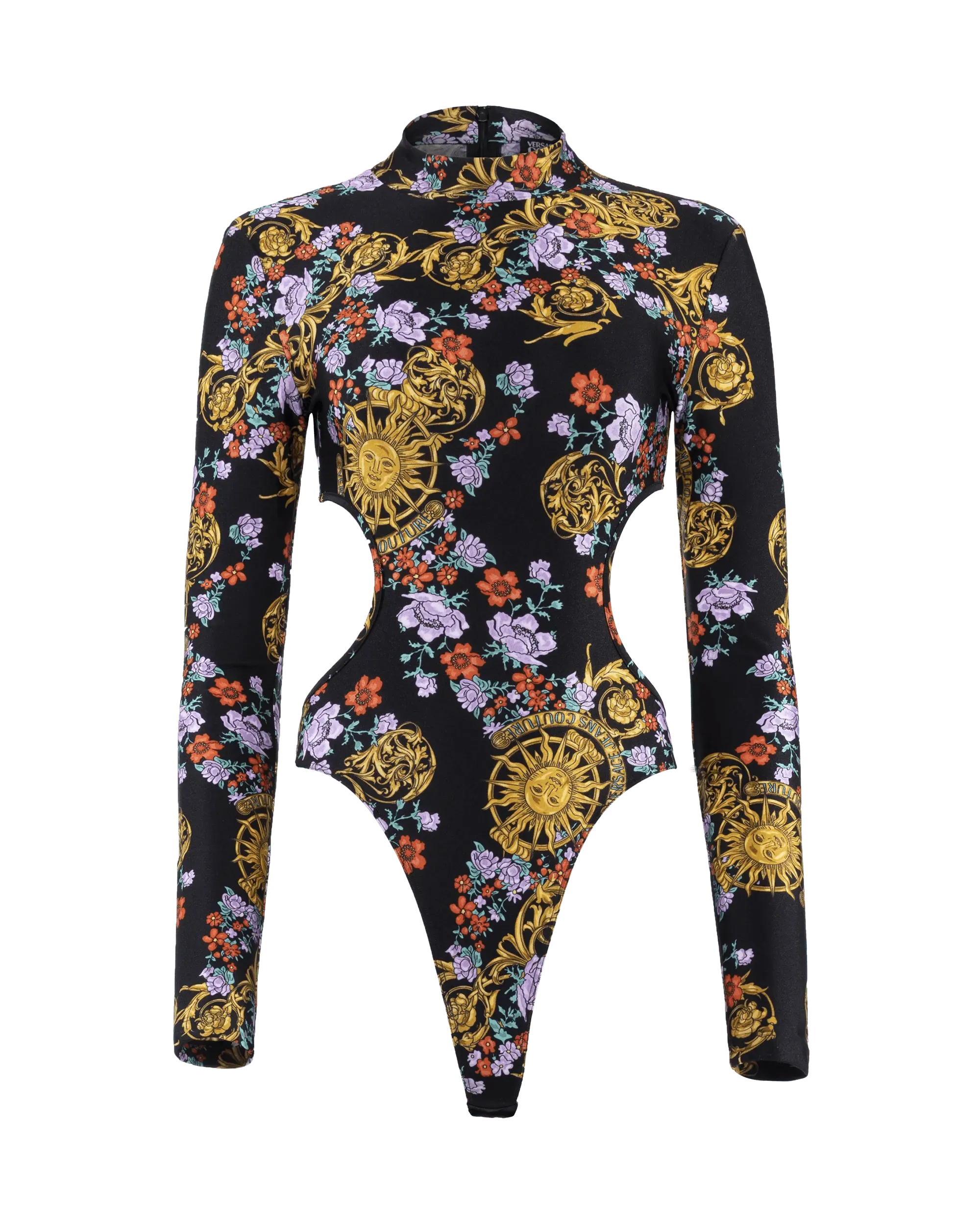 Sun Garland Cutout Bodysuit - DIHSAN