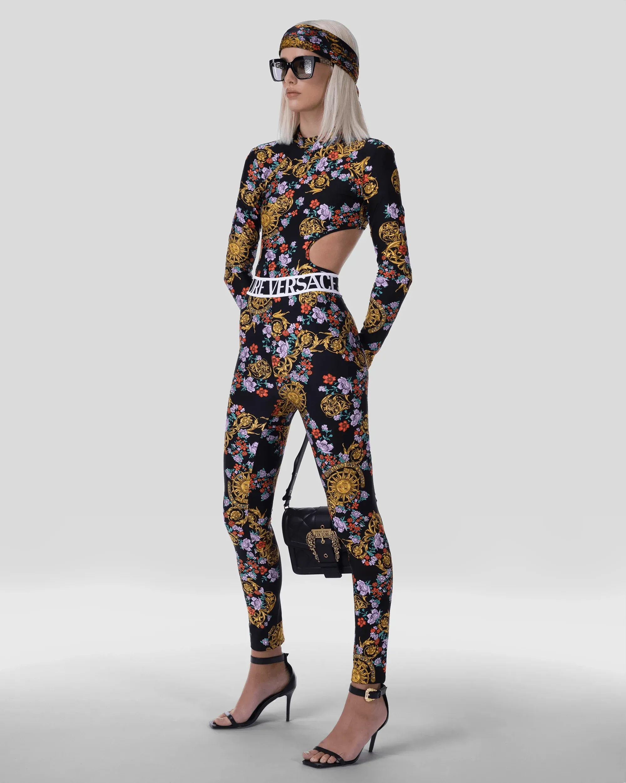 Sun Garland Cutout Bodysuit - DIHSAN