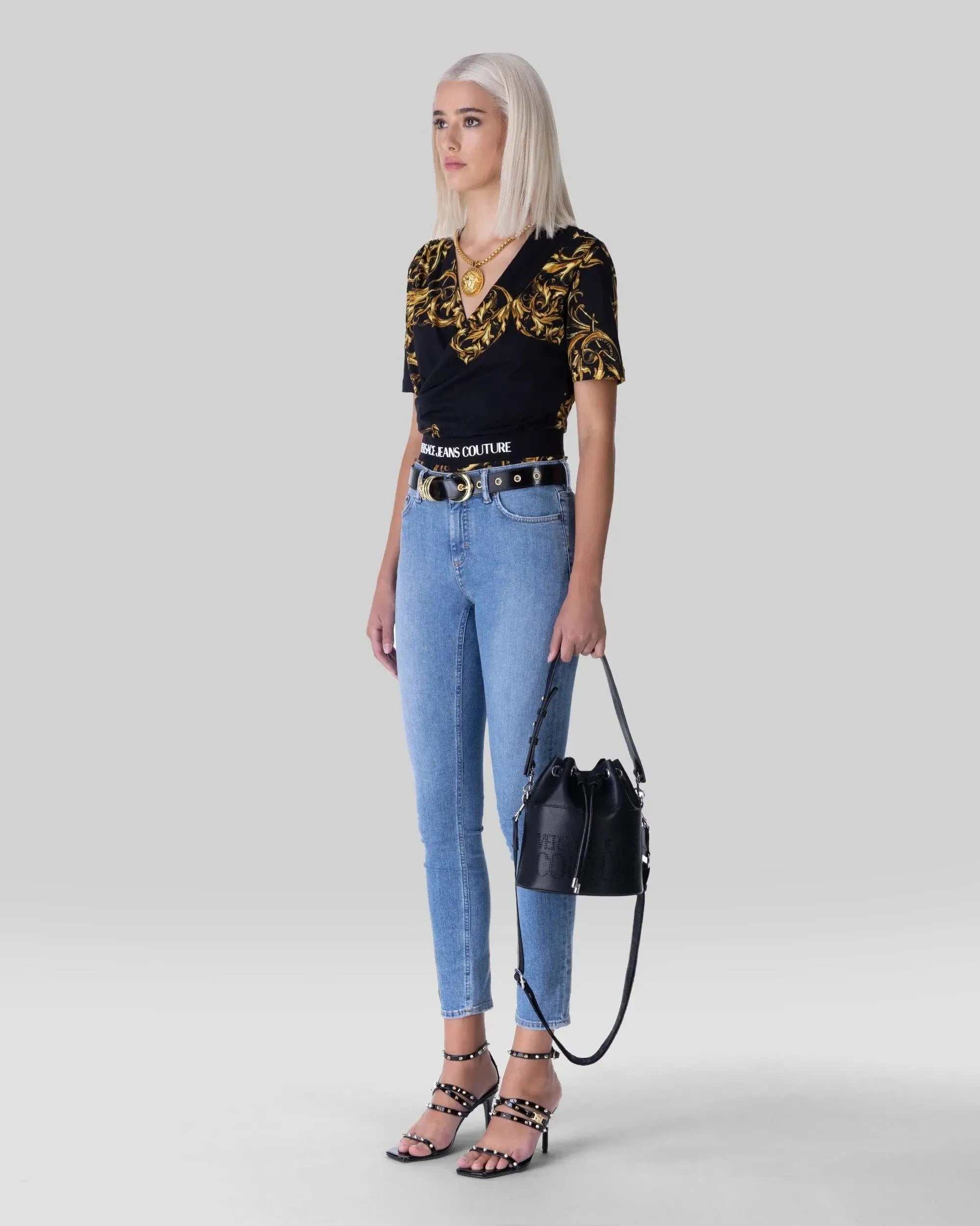 Regalia Baroque Printed Bodysuit - DIHSAN