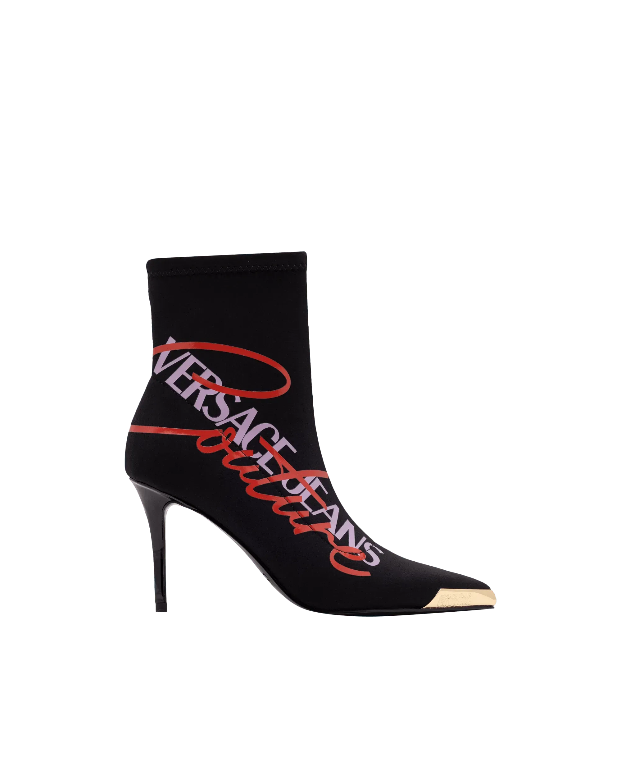 Logo Heeled Boots - DIHSAN