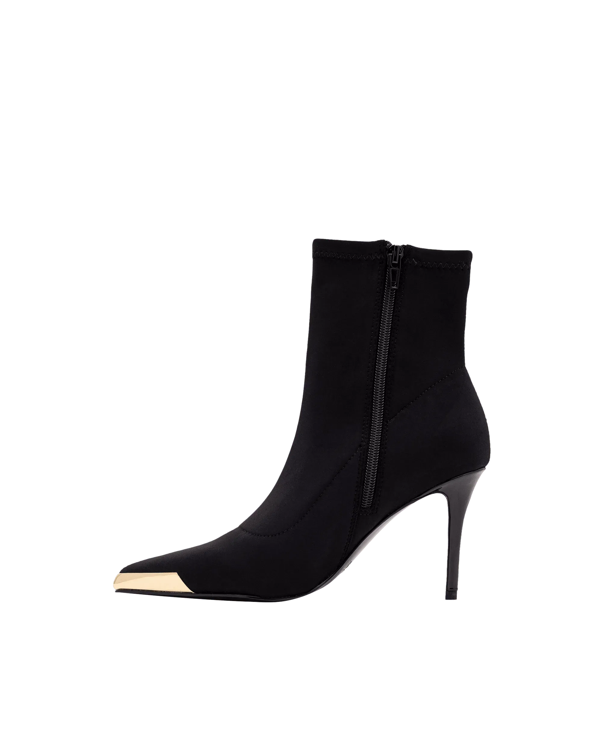 Logo Heeled Boots - DIHSAN