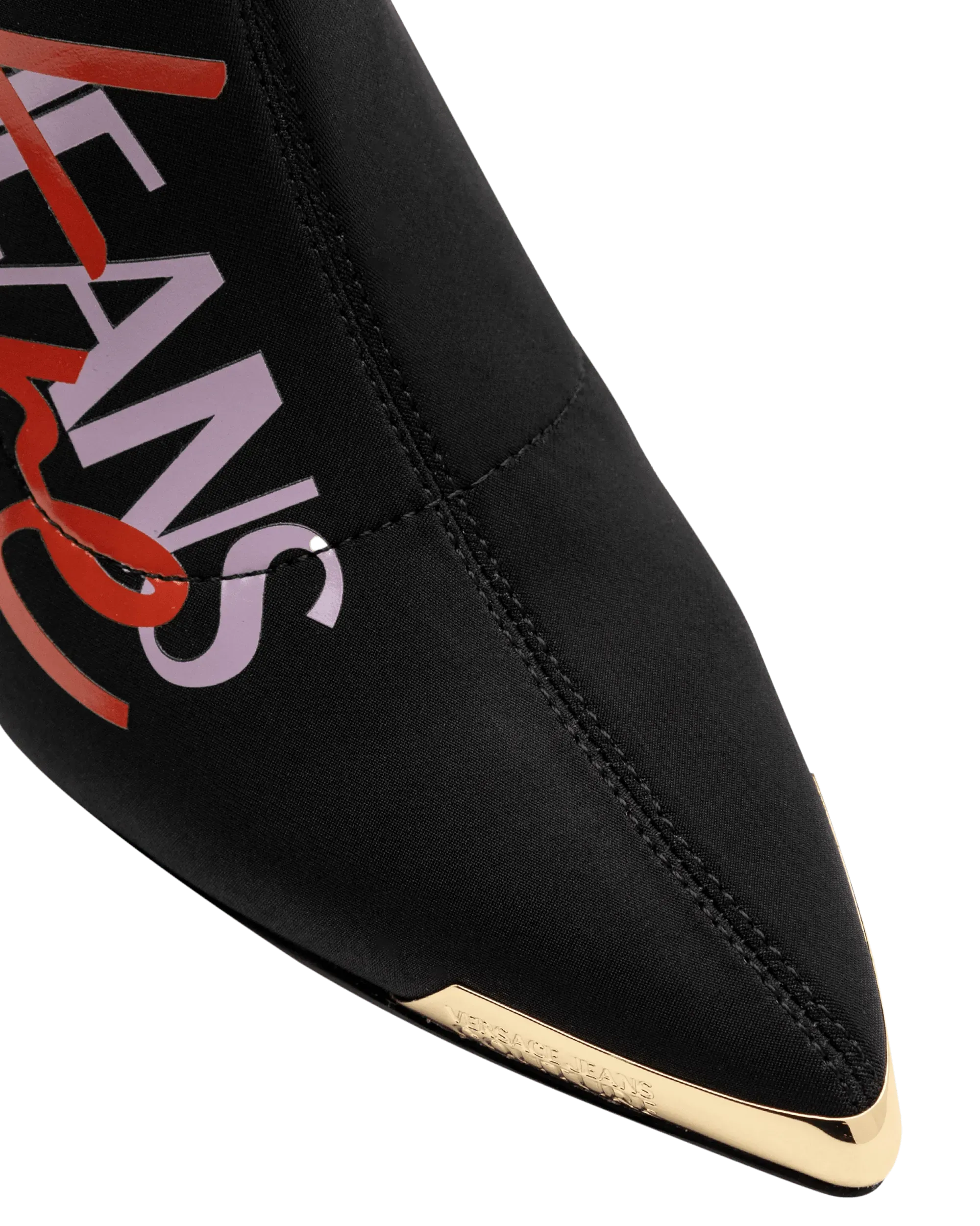 Logo Heeled Boots - DIHSAN