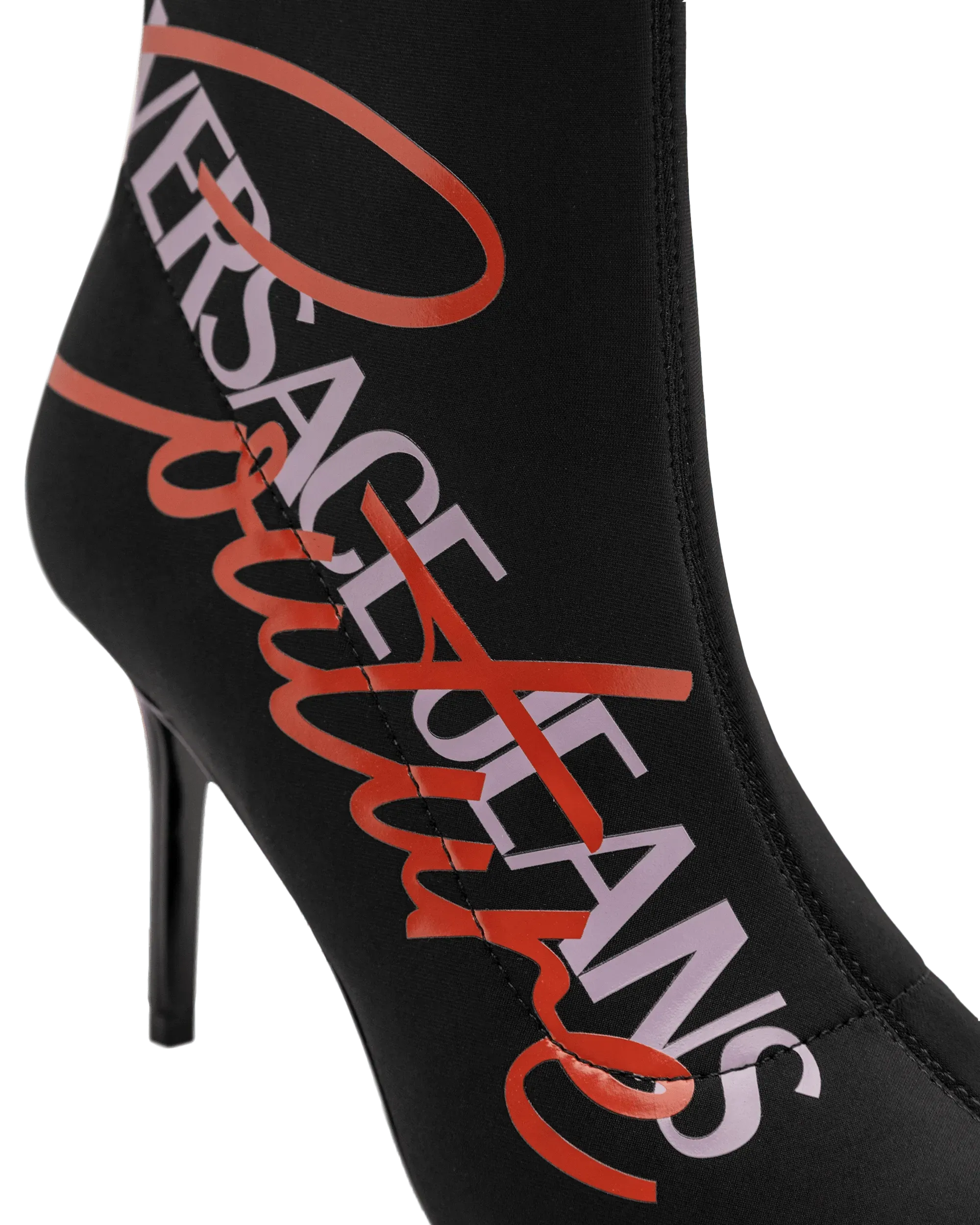 Logo Heeled Boots - DIHSAN