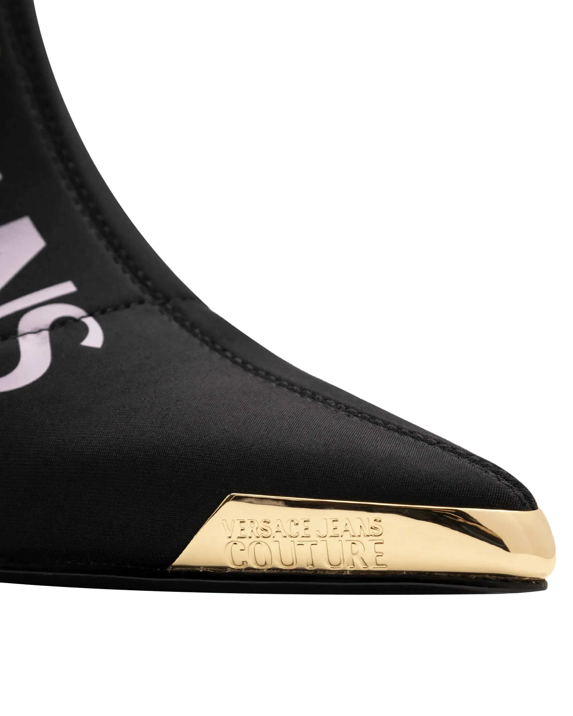 Logo Heeled Boots - DIHSAN