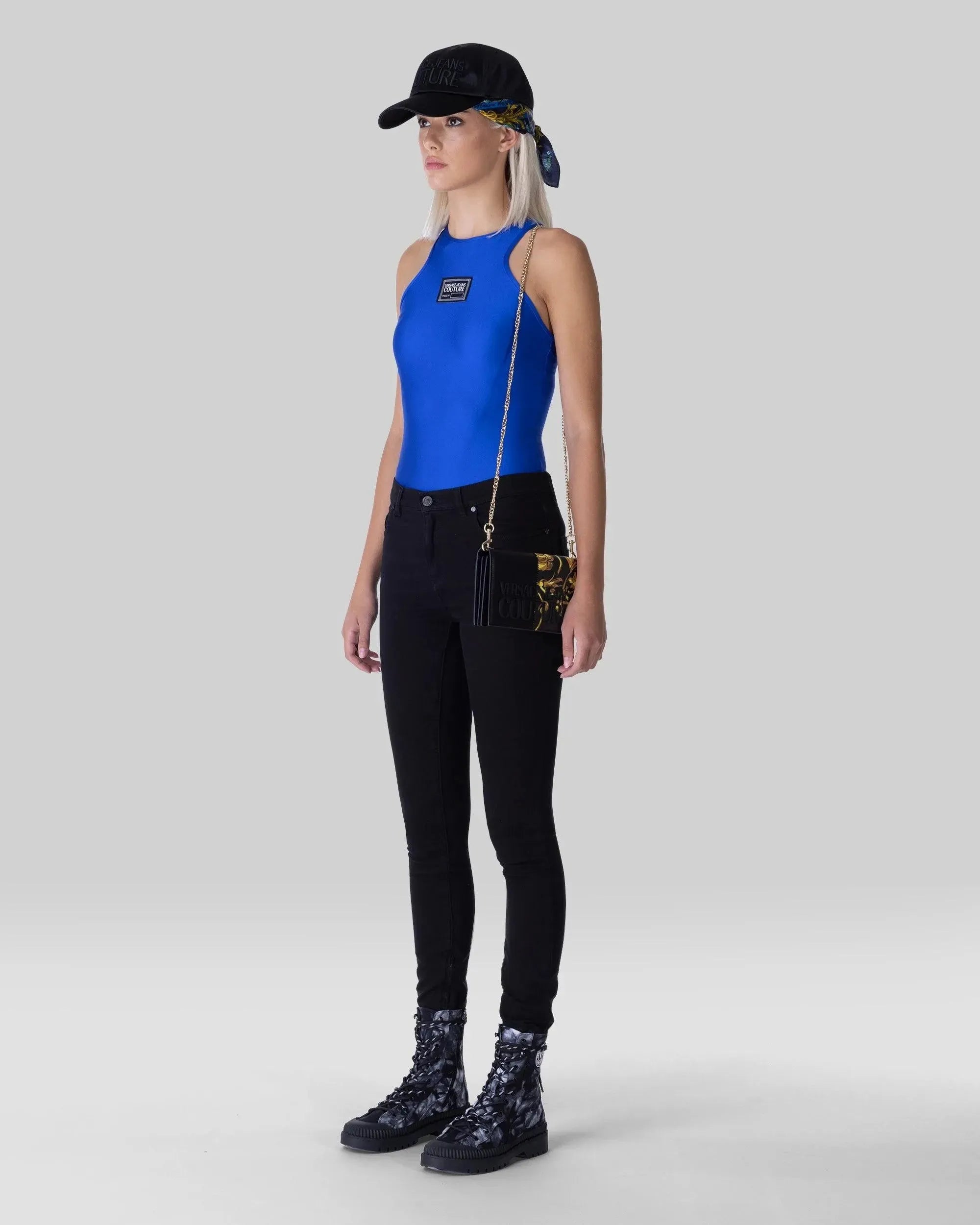 Patch Logo Bodysuit - DIHSAN