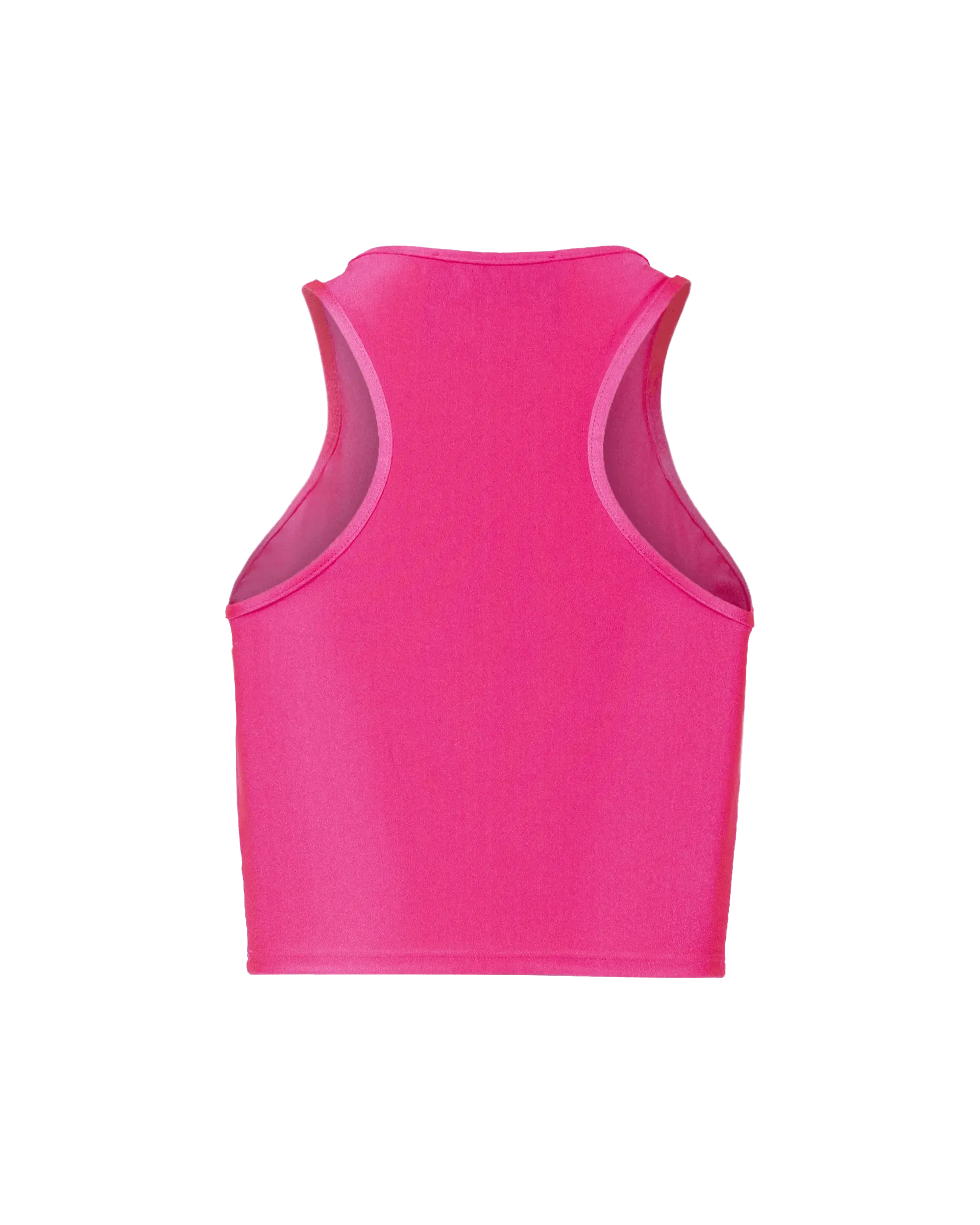 Cropped Patch Logo Tank Top - DIHSAN