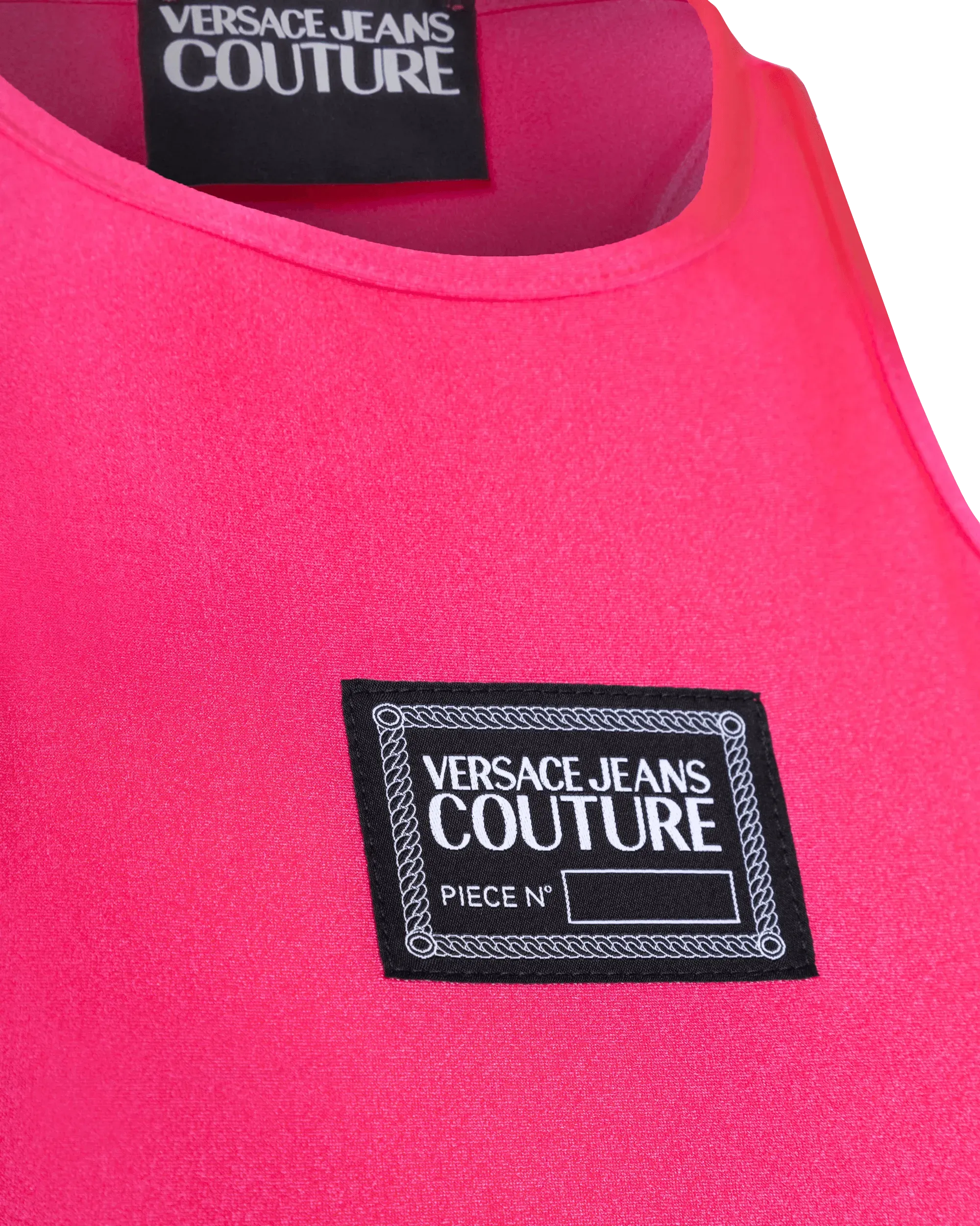 Cropped Patch Logo Tank Top - DIHSAN