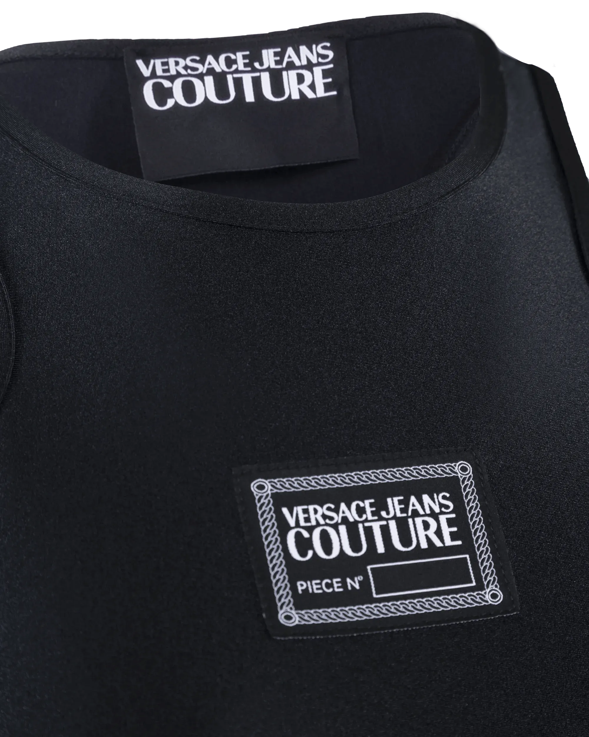 Cropped Patch Logo Tank Top - DIHSAN