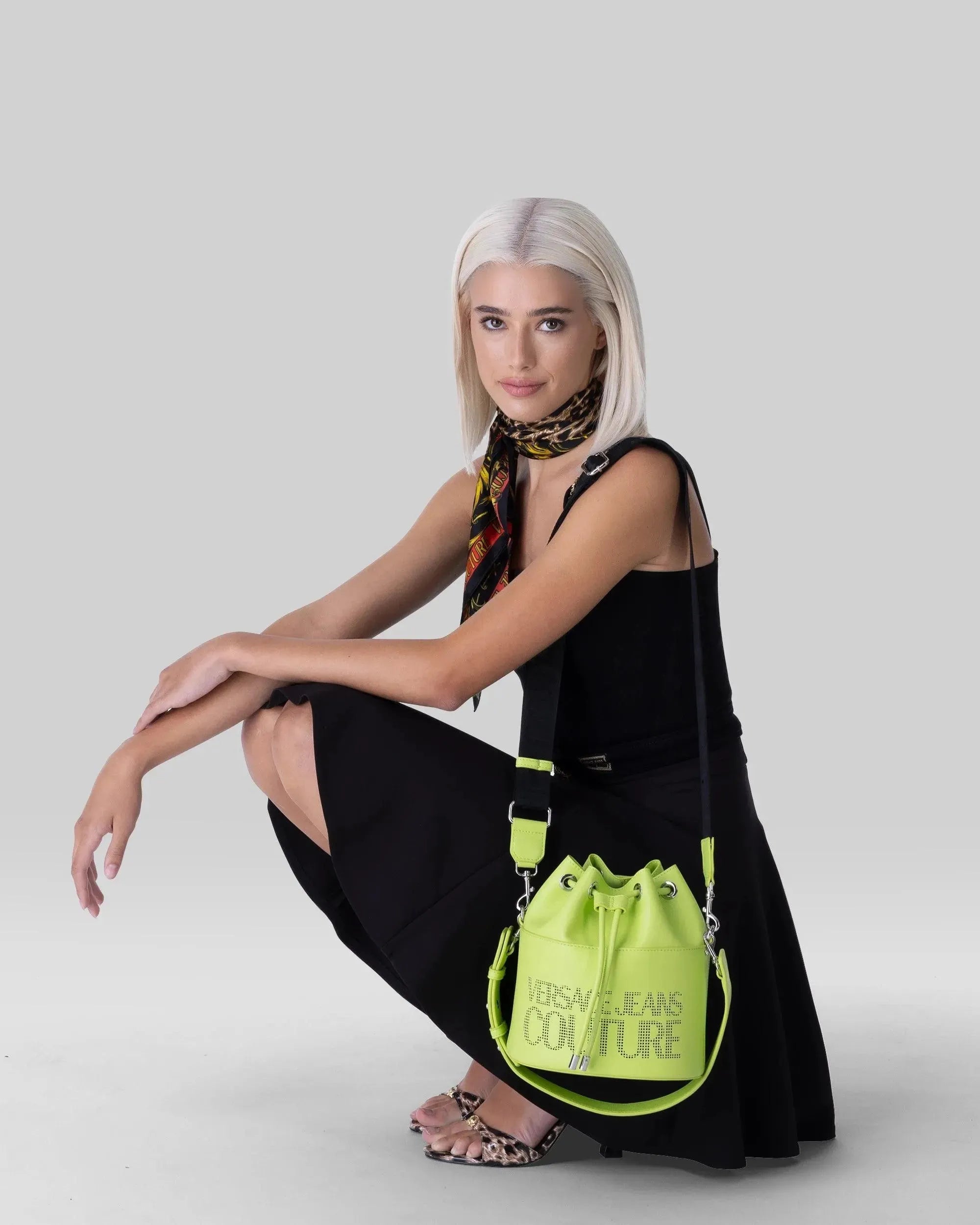 Buckle Strap Denim Tank Top - DIHSAN