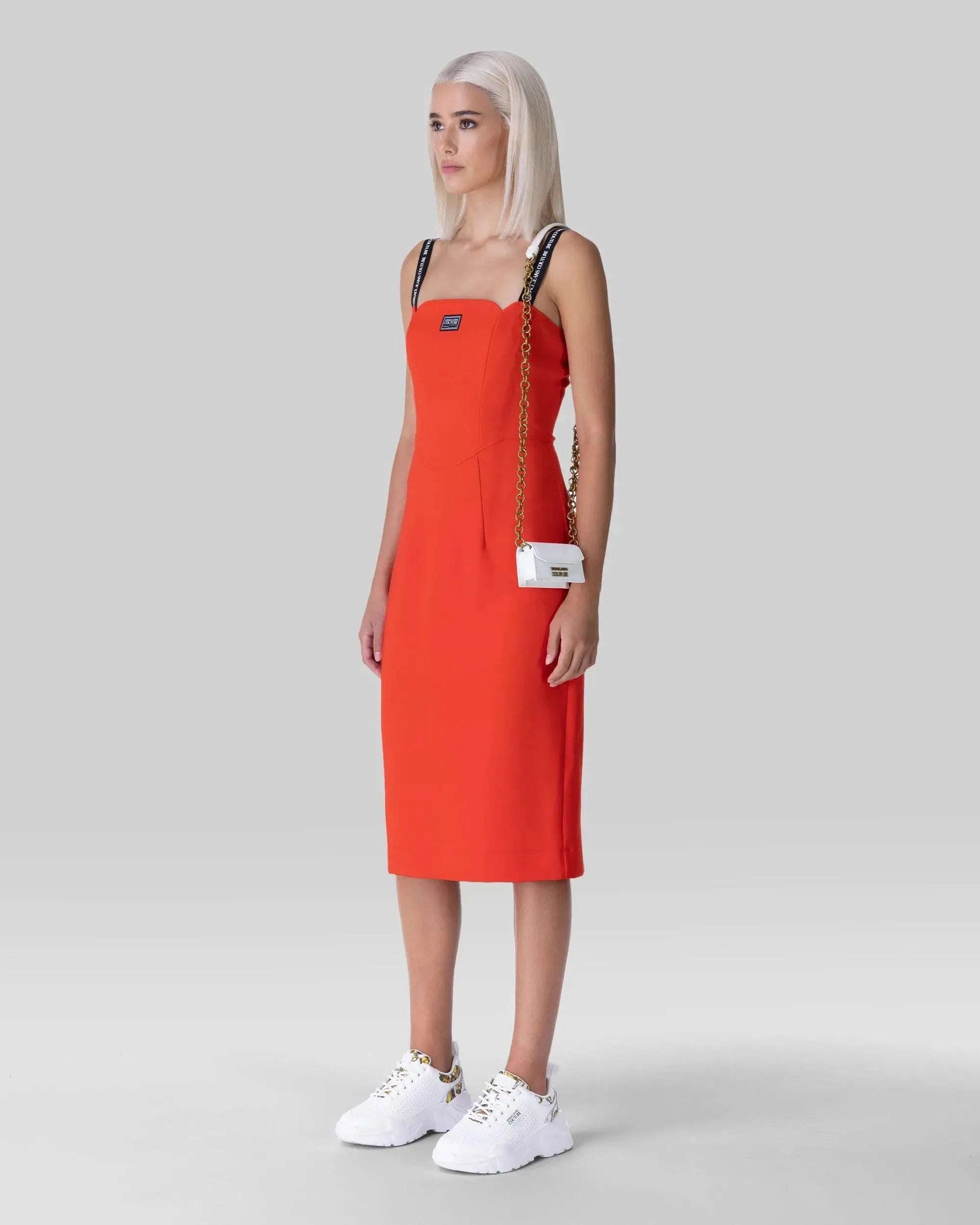 Patch Logo Tank Dress - DIHSAN