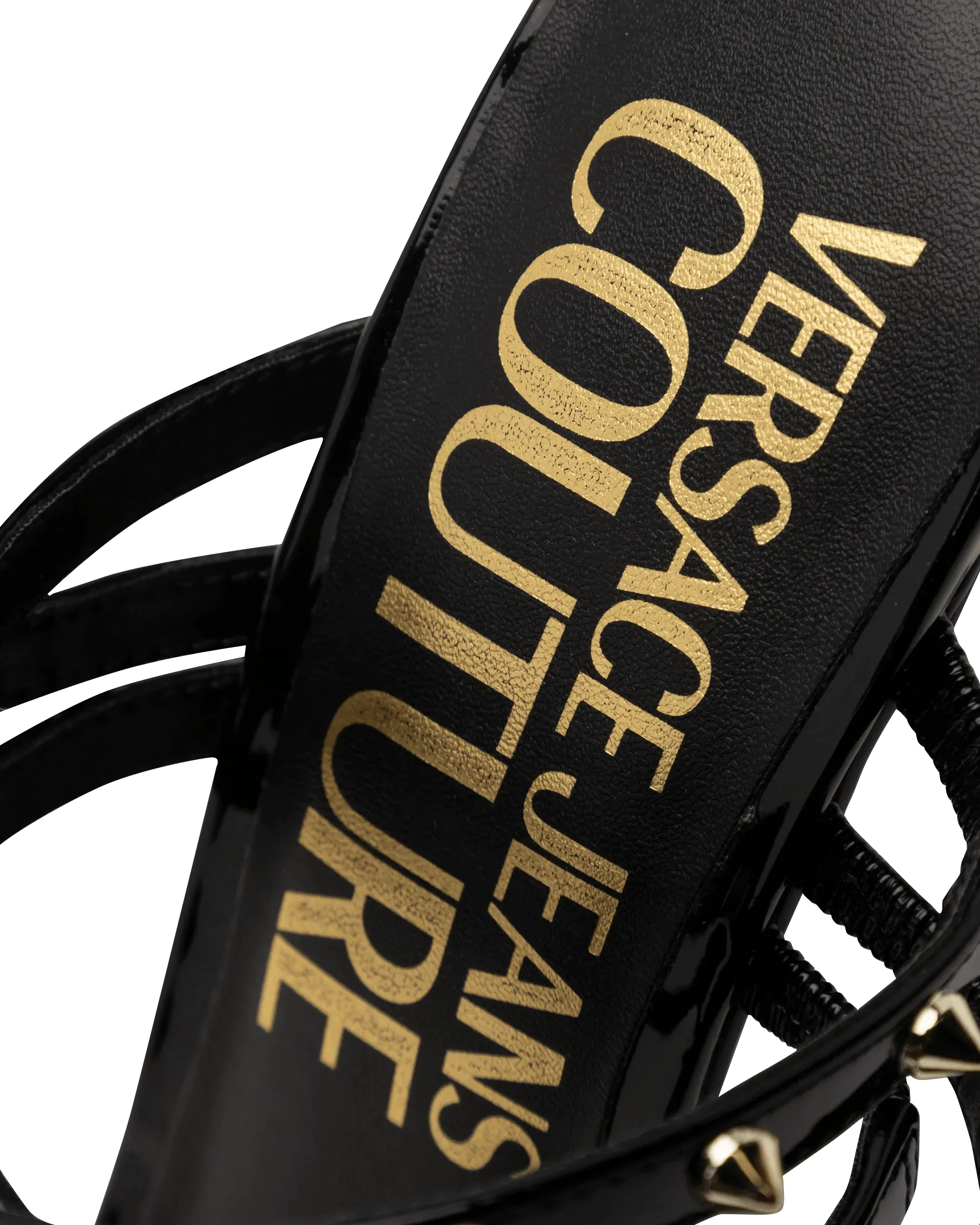 Studded Ankle Strap Sandals - DIHSAN