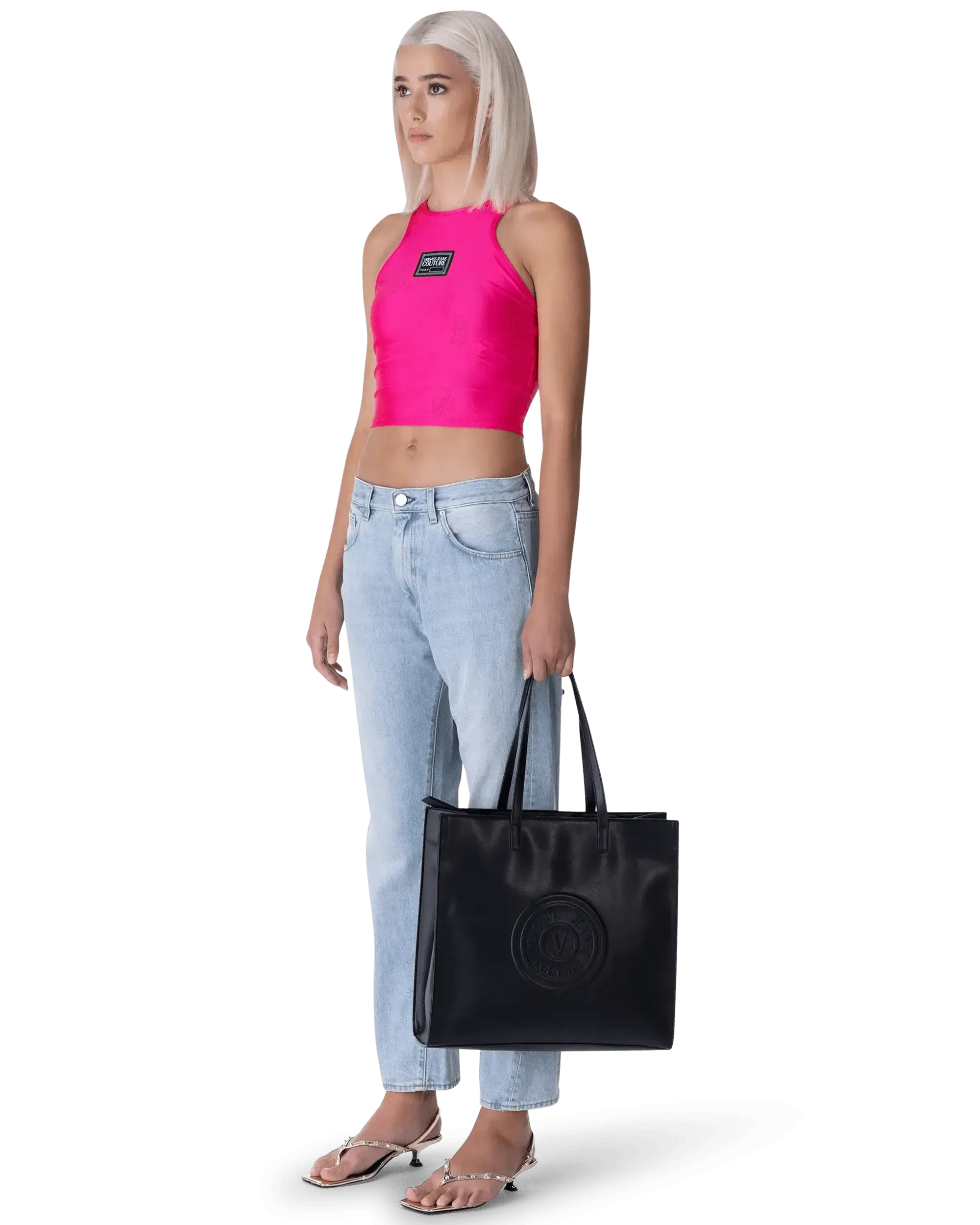 Top Handle Large Shopping Tote - DIHSAN