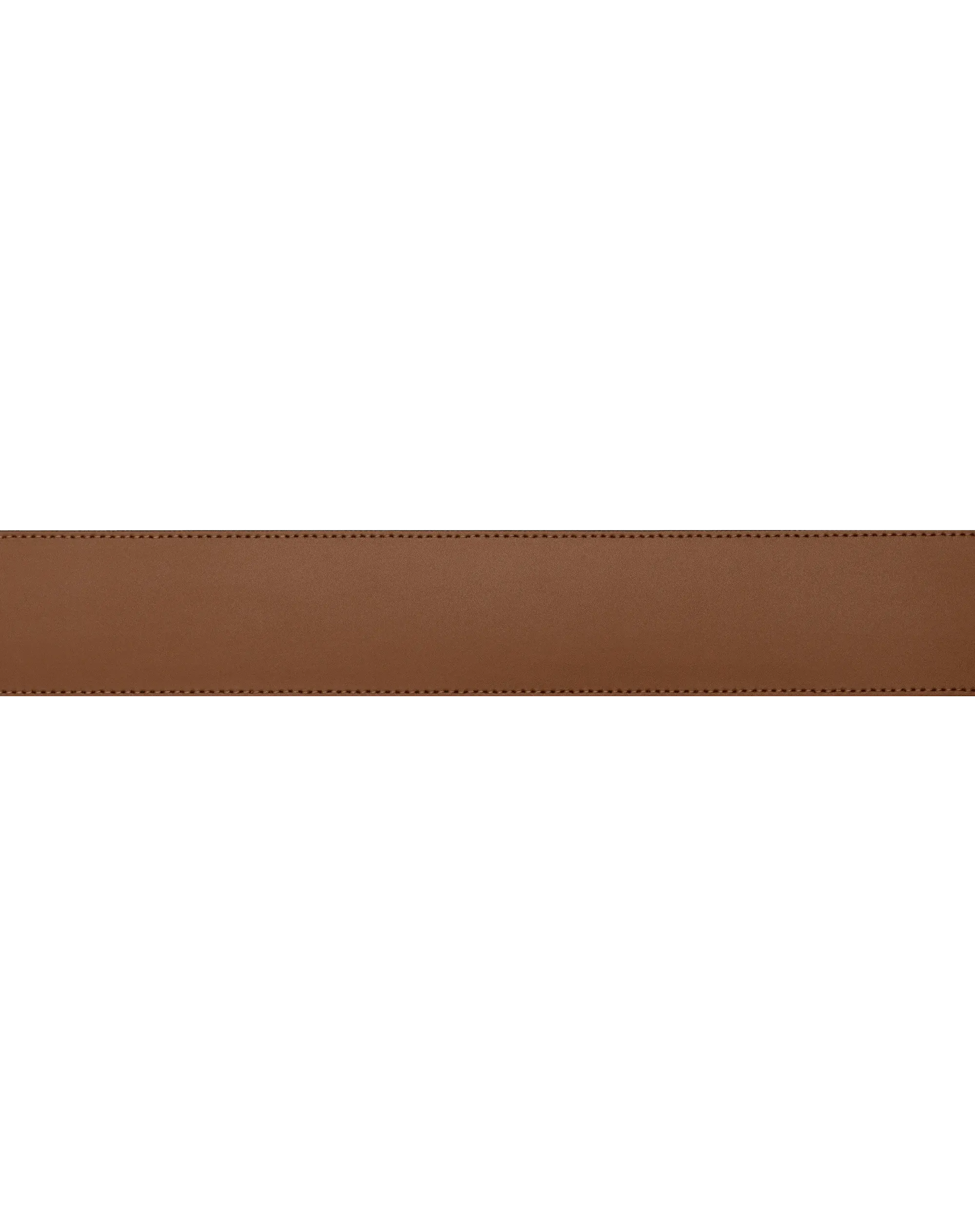 Gold Garland Logo Leather Belt - DIHSAN