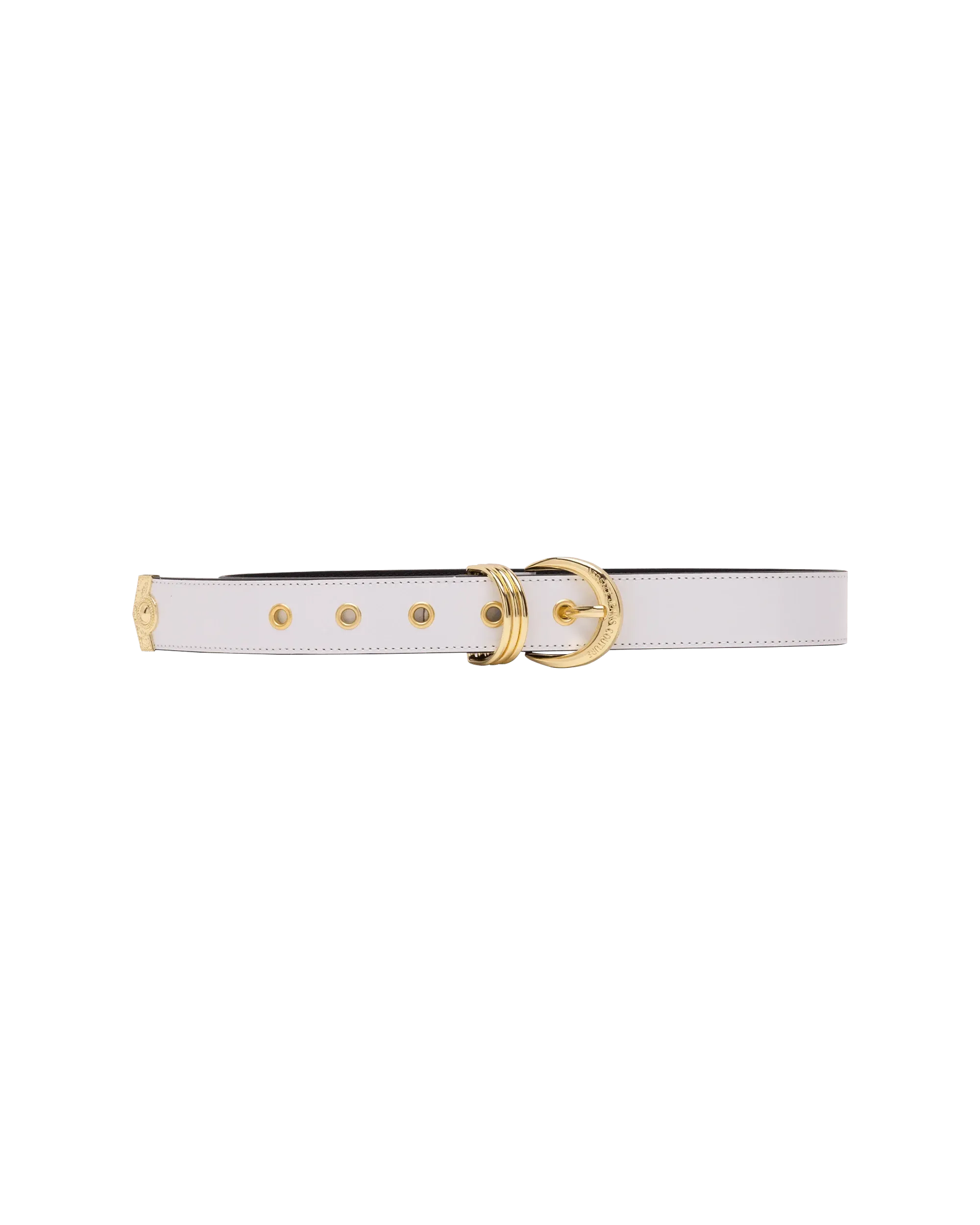 Gold Logo D-Ring Belt - DIHSAN