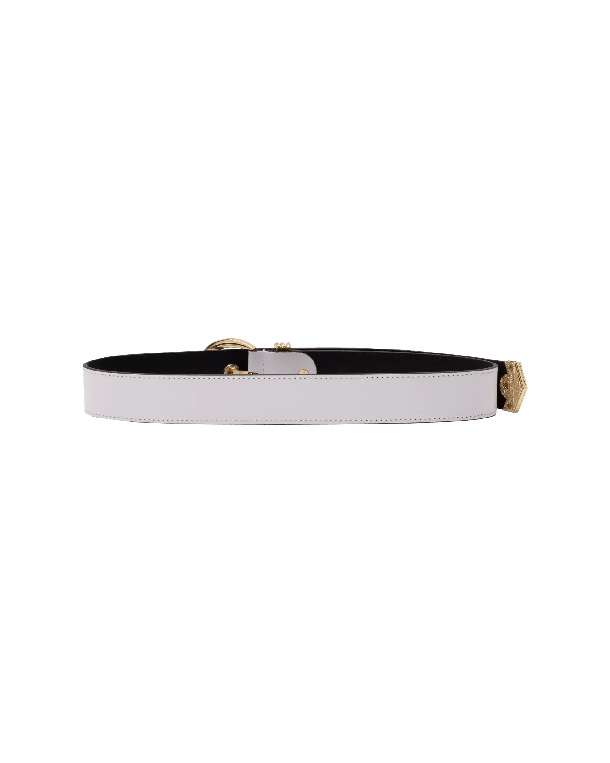 Gold Logo D-Ring Belt - DIHSAN