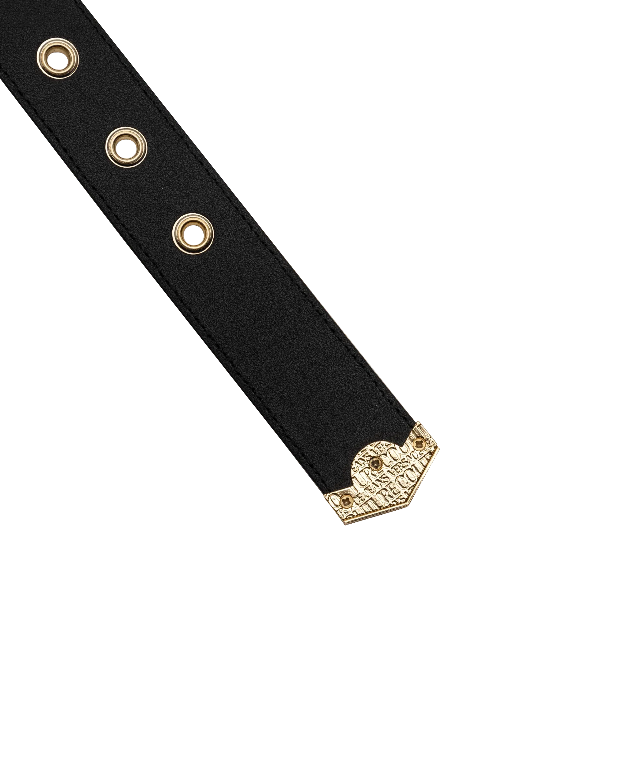 Gold Logo D-Ring Belt - DIHSAN