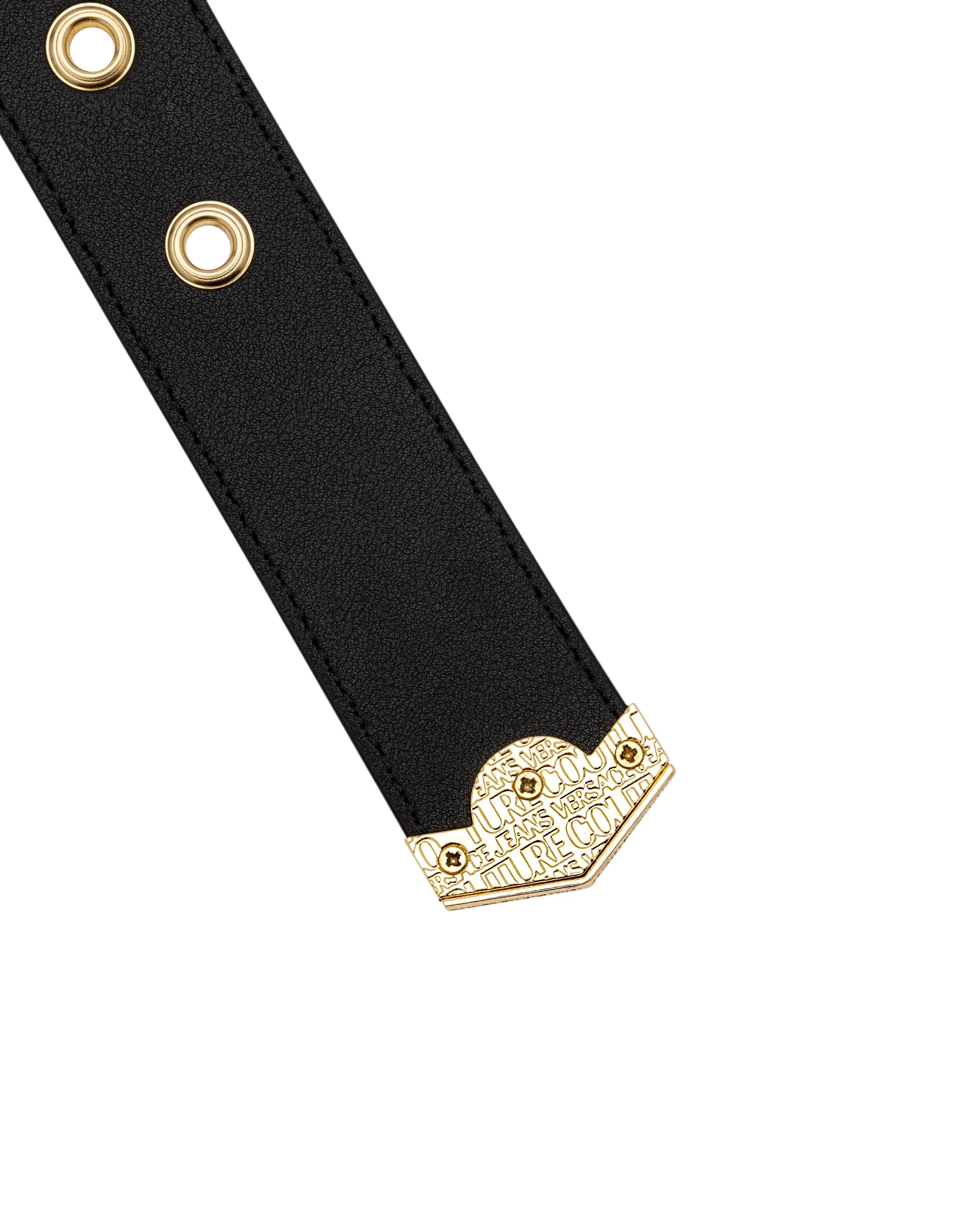 Gold Logo D-Ring Belt - DIHSAN