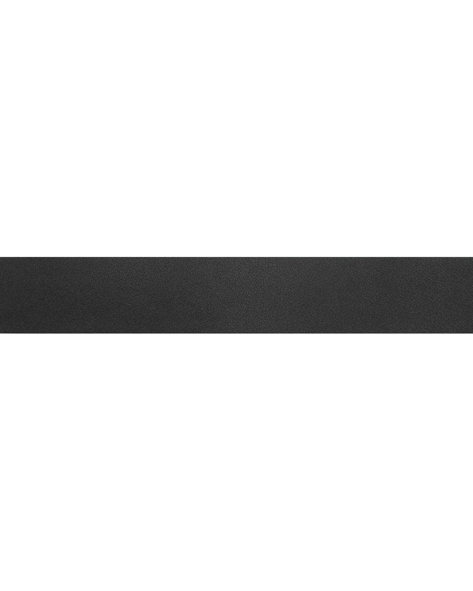 Leather Belt With Crystal Detailed Logo - DIHSAN