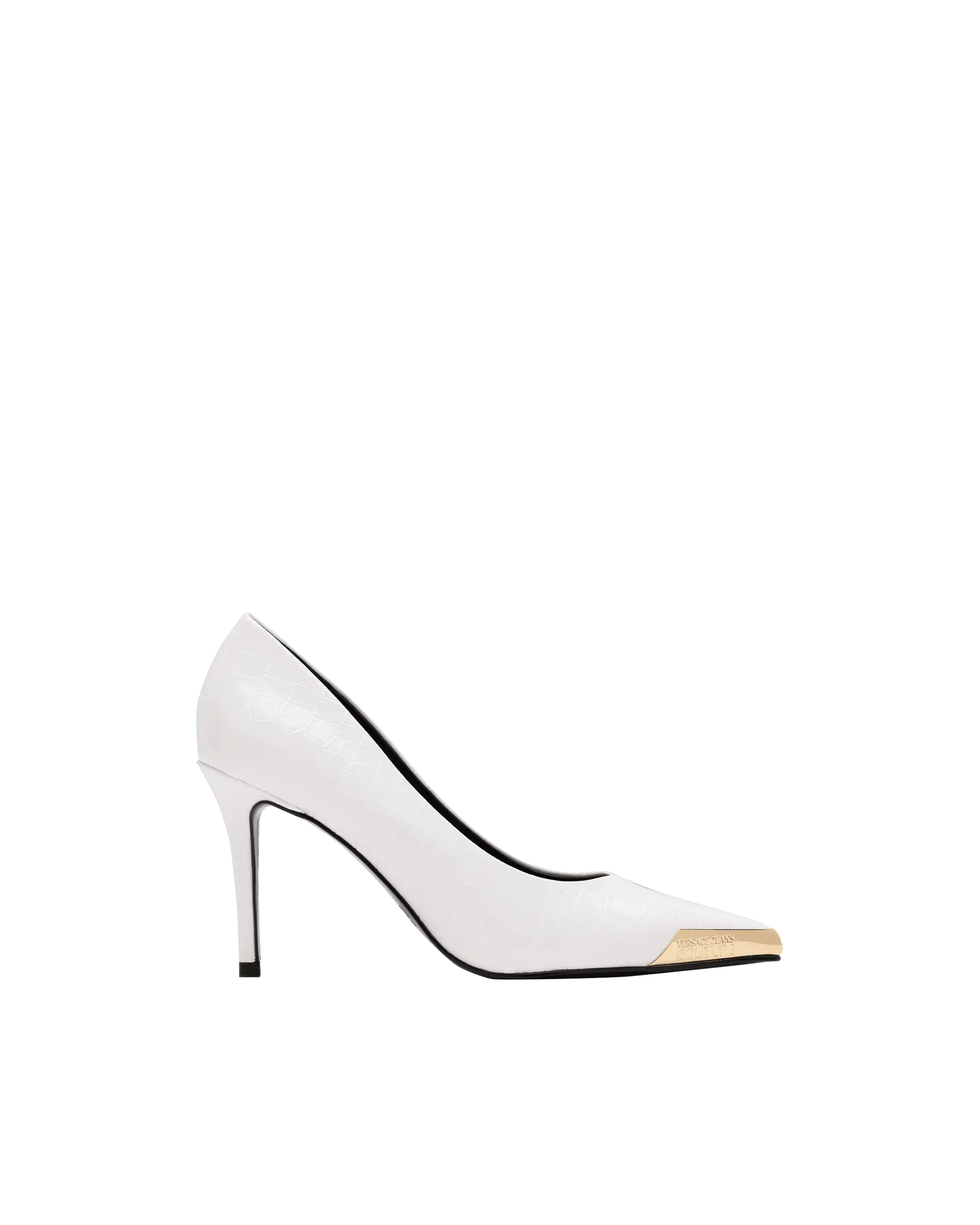 Croc Embossed Stilettos - DIHSAN