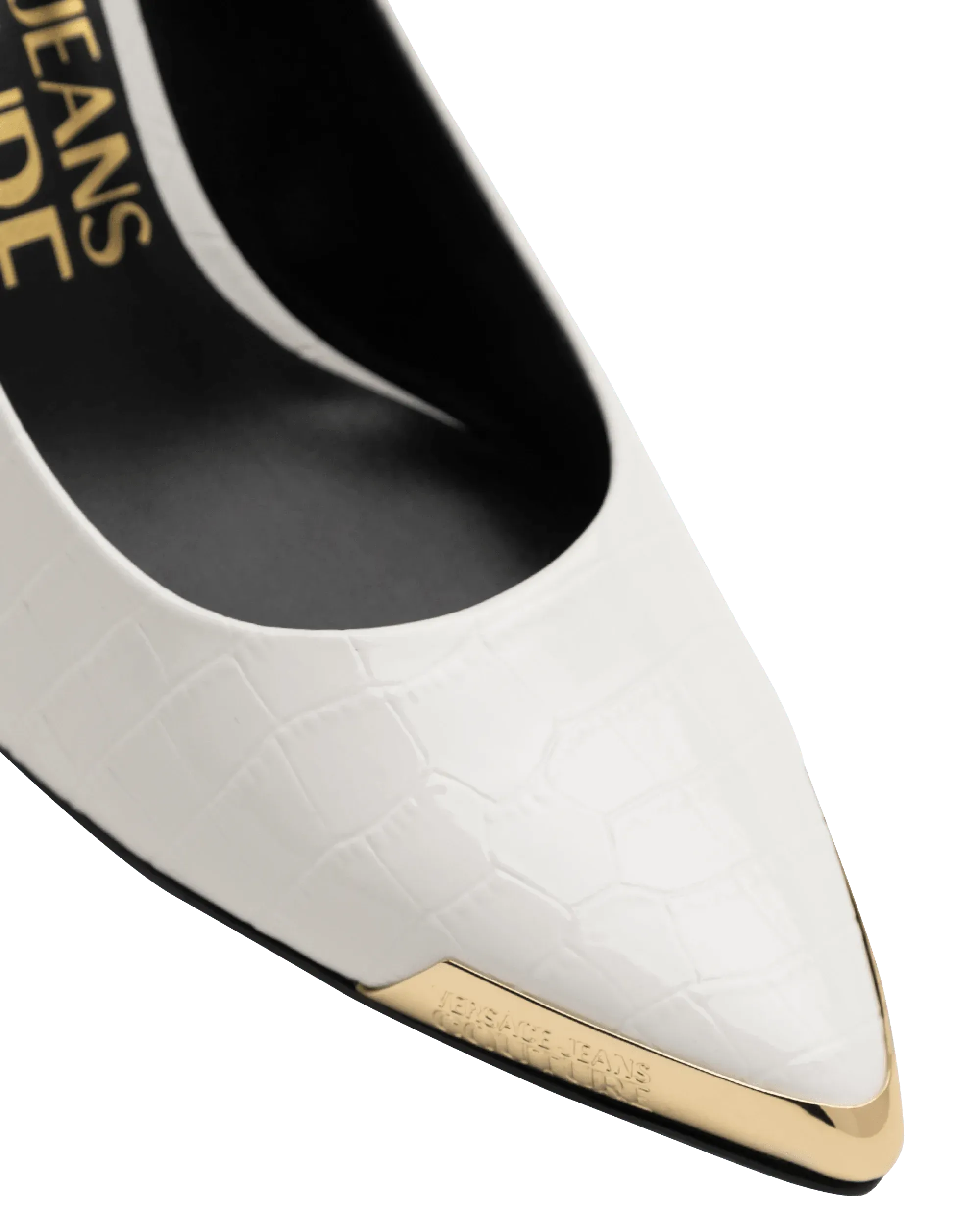 Croc Embossed Stilettos - DIHSAN