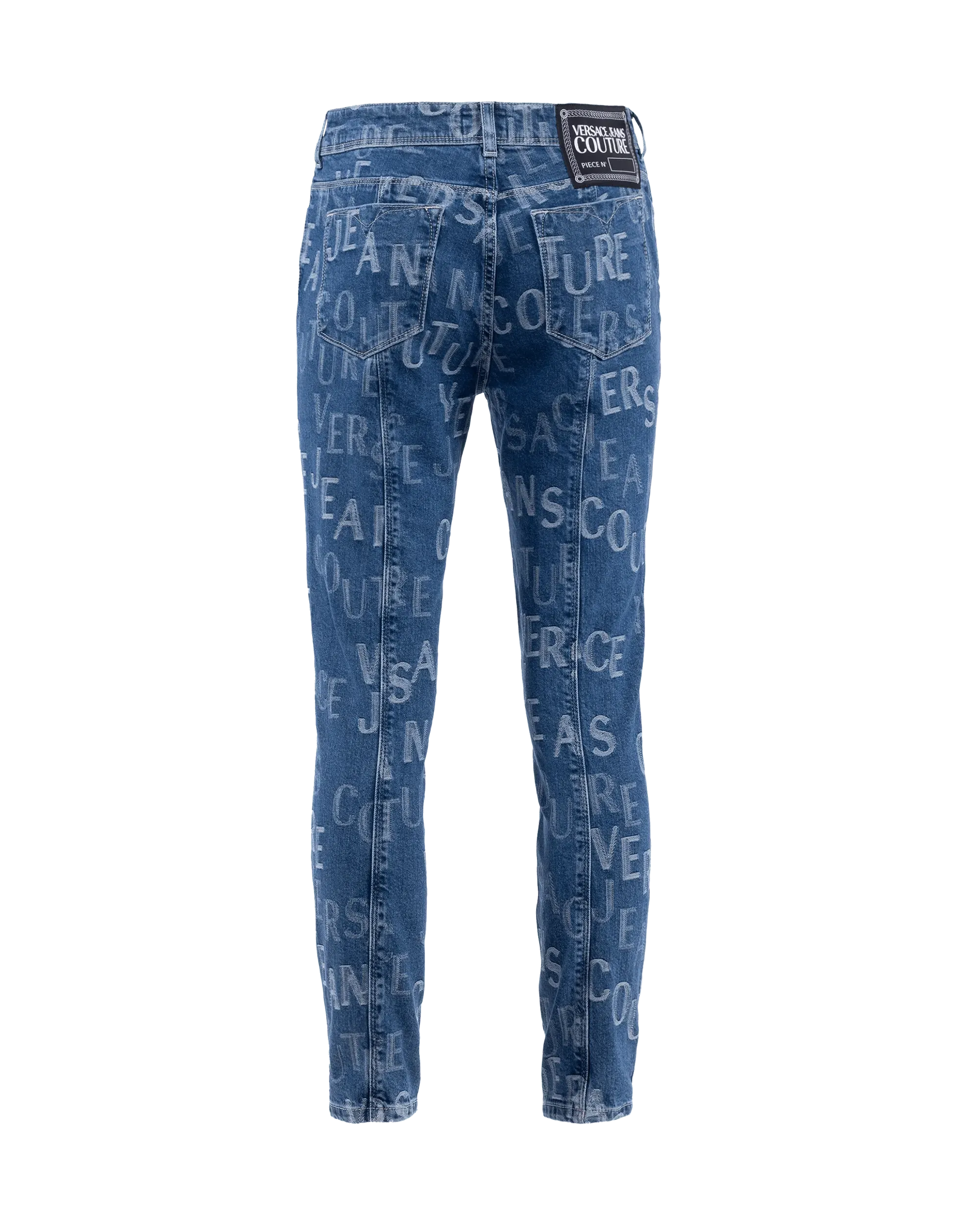 Cropped Logo Skinny Jeans - DIHSAN