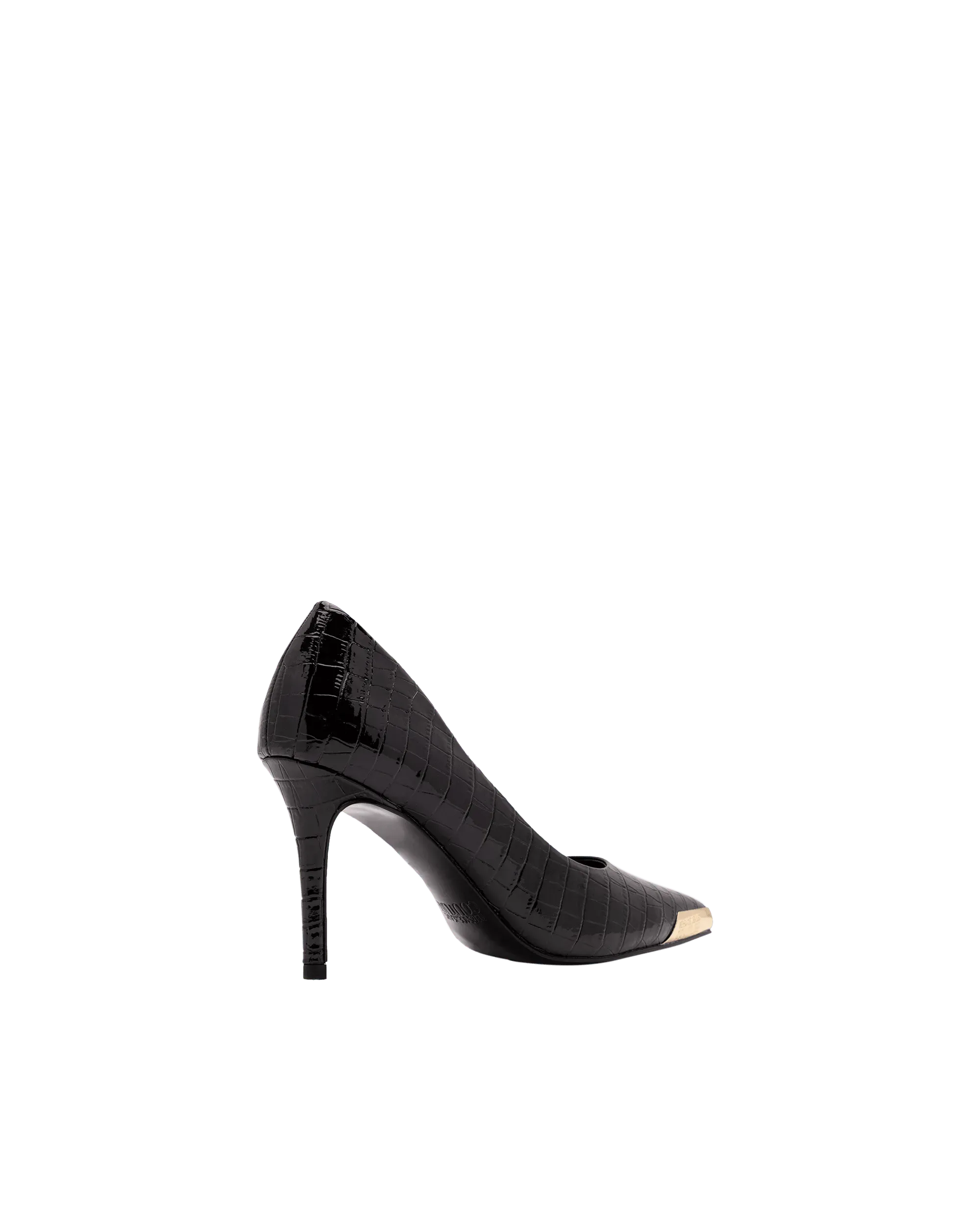 Croc Embossed Stilettos - DIHSAN