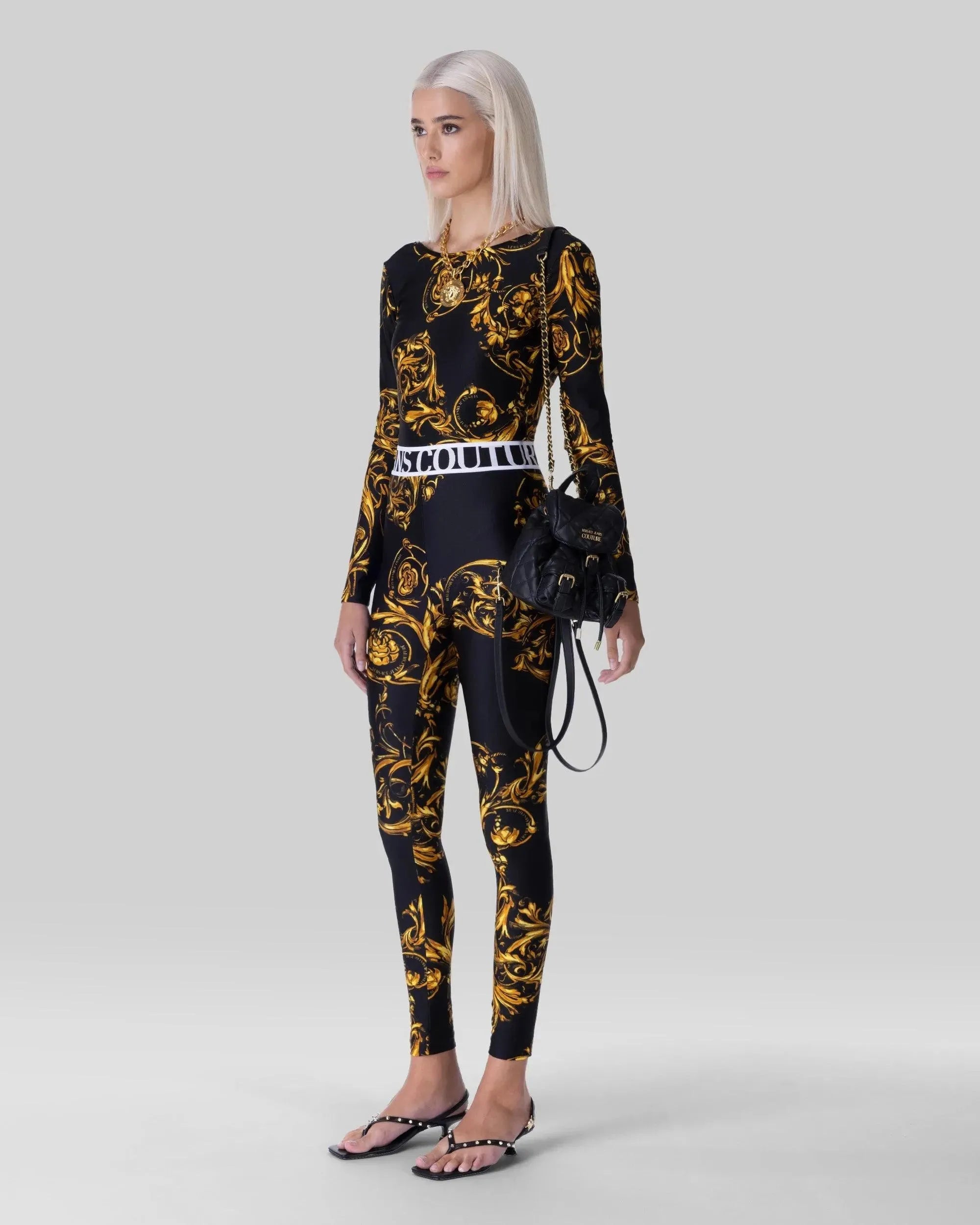 Regalia Baroque Printed Leggings - DIHSAN