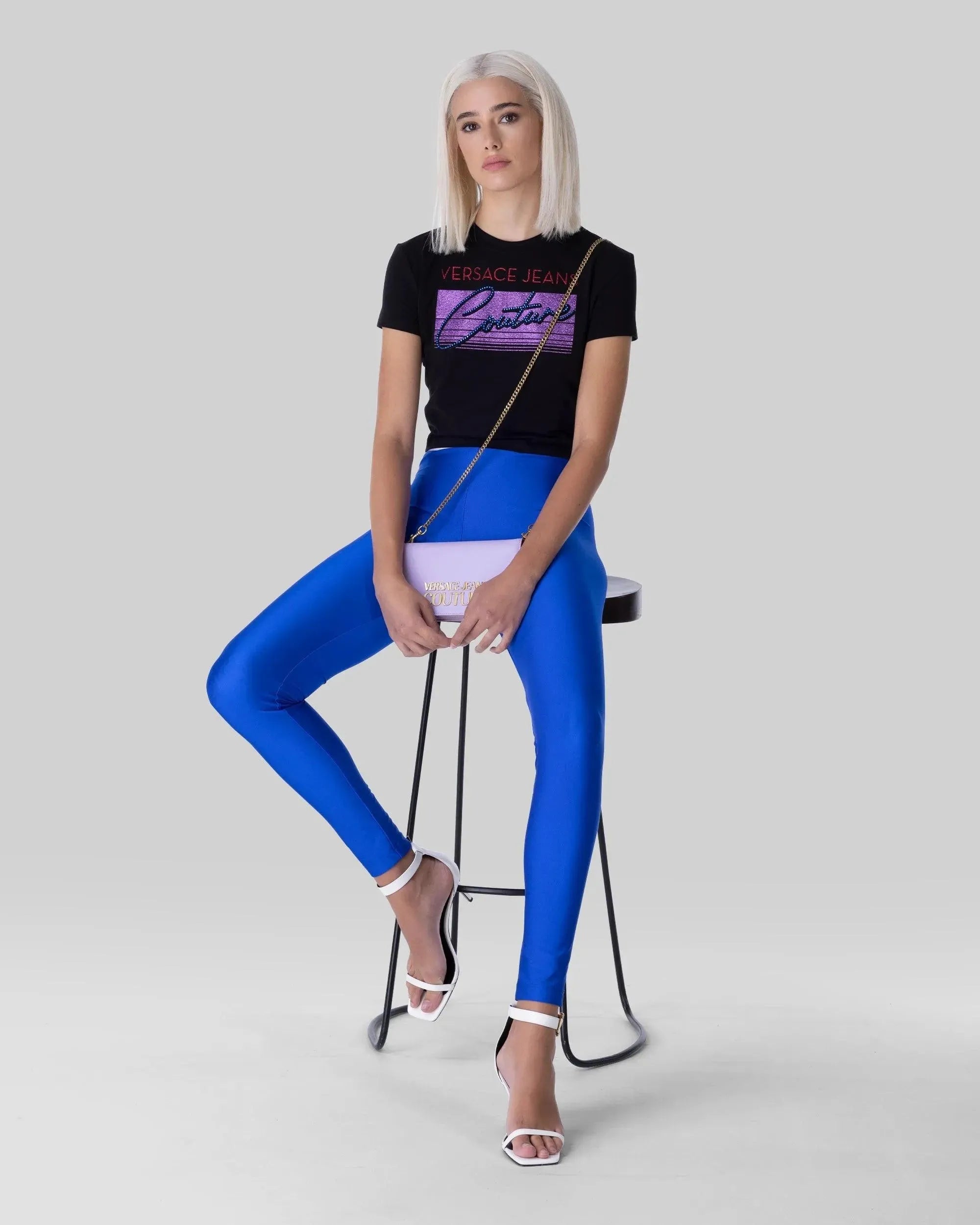 Logo Waistband Leggings - DIHSAN