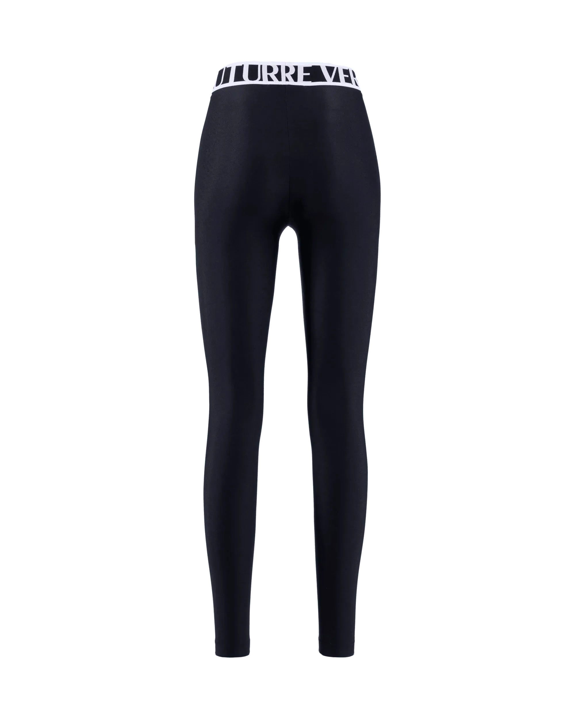 Logo Waistband Leggings - DIHSAN