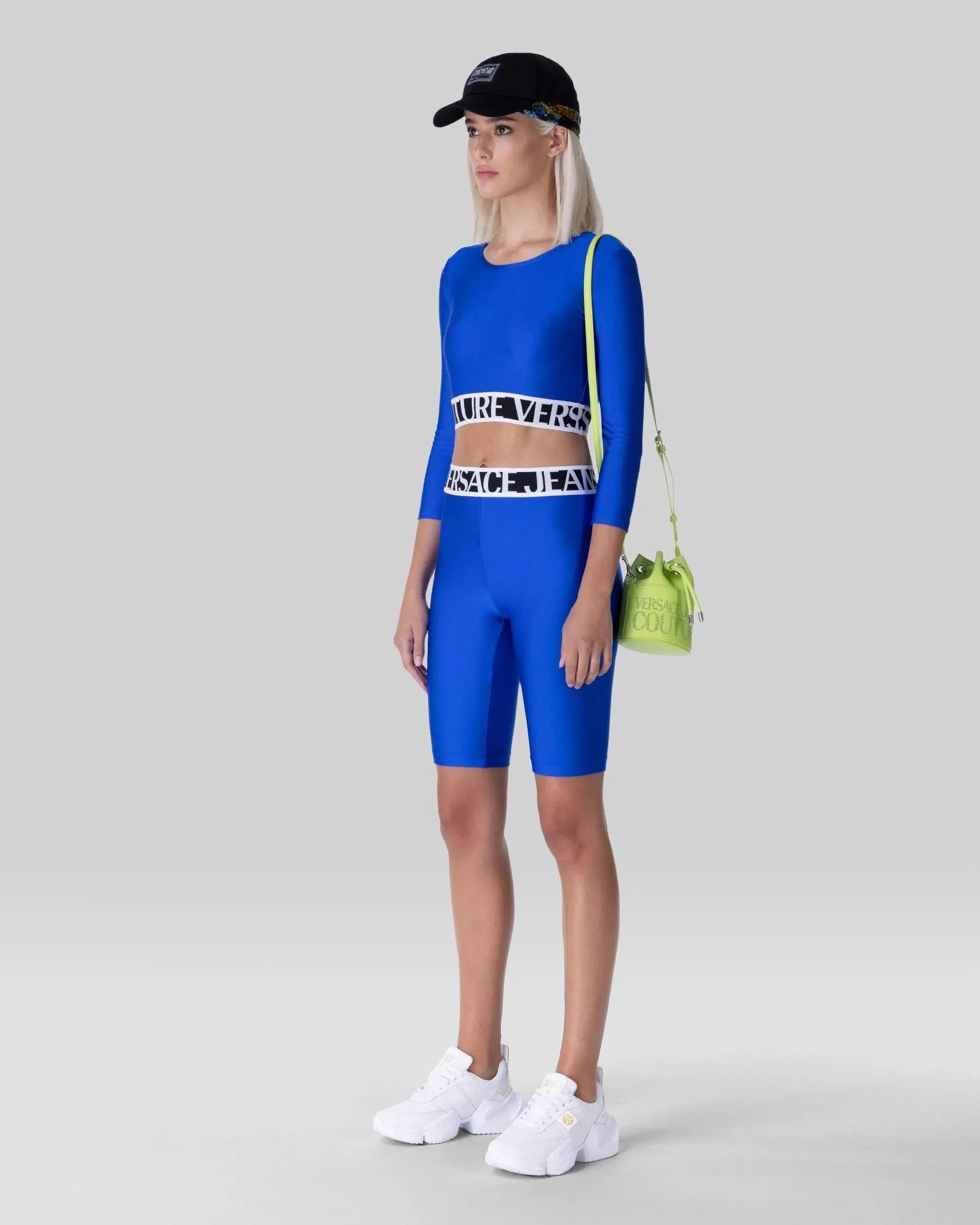 Logo Waistband Cycling Shorts - DIHSAN