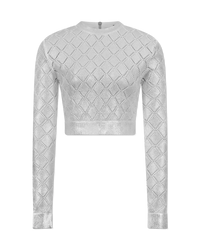 Diamond Cut Crop Top - DIHSAN