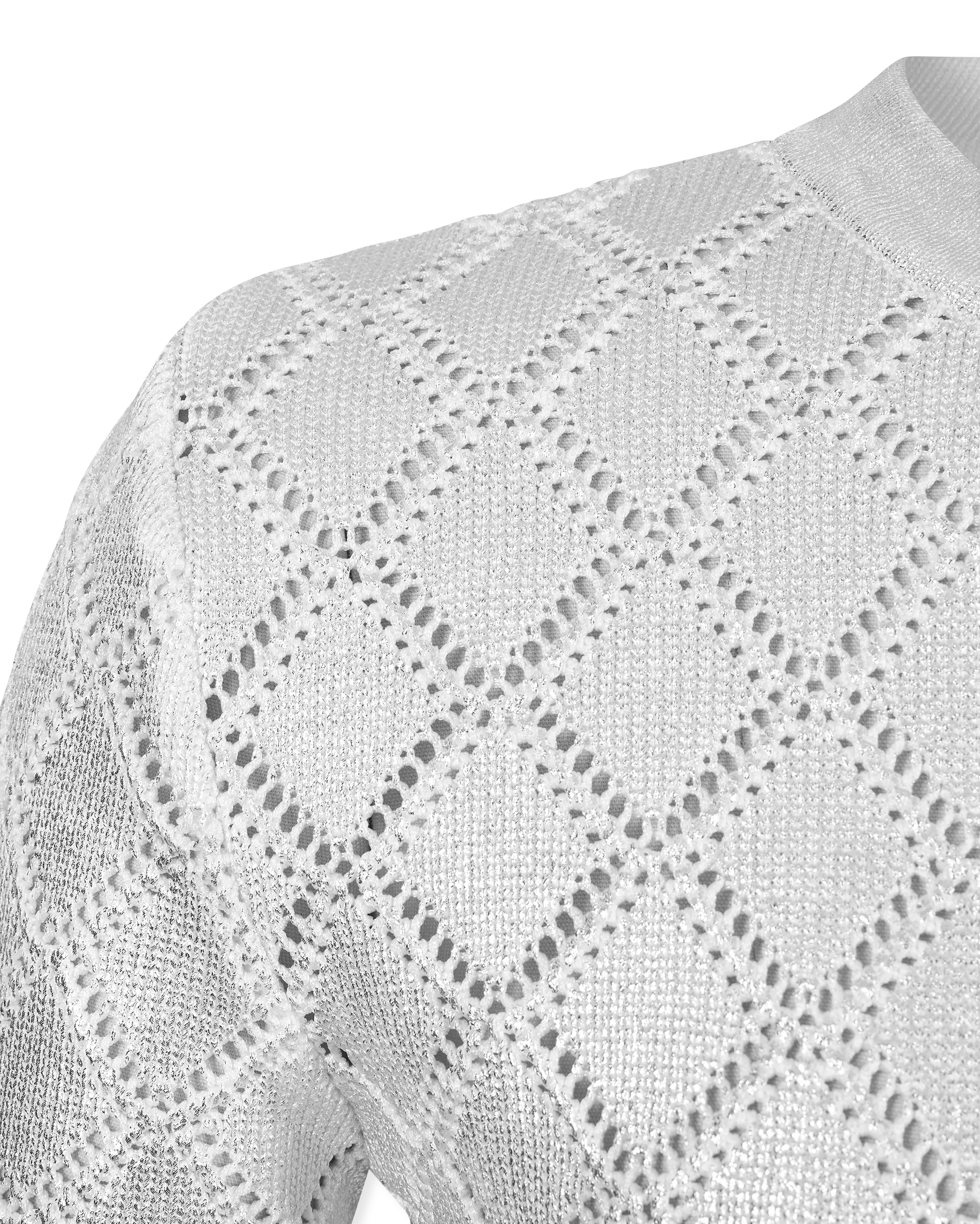 Diamond Cut Crop Top - DIHSAN