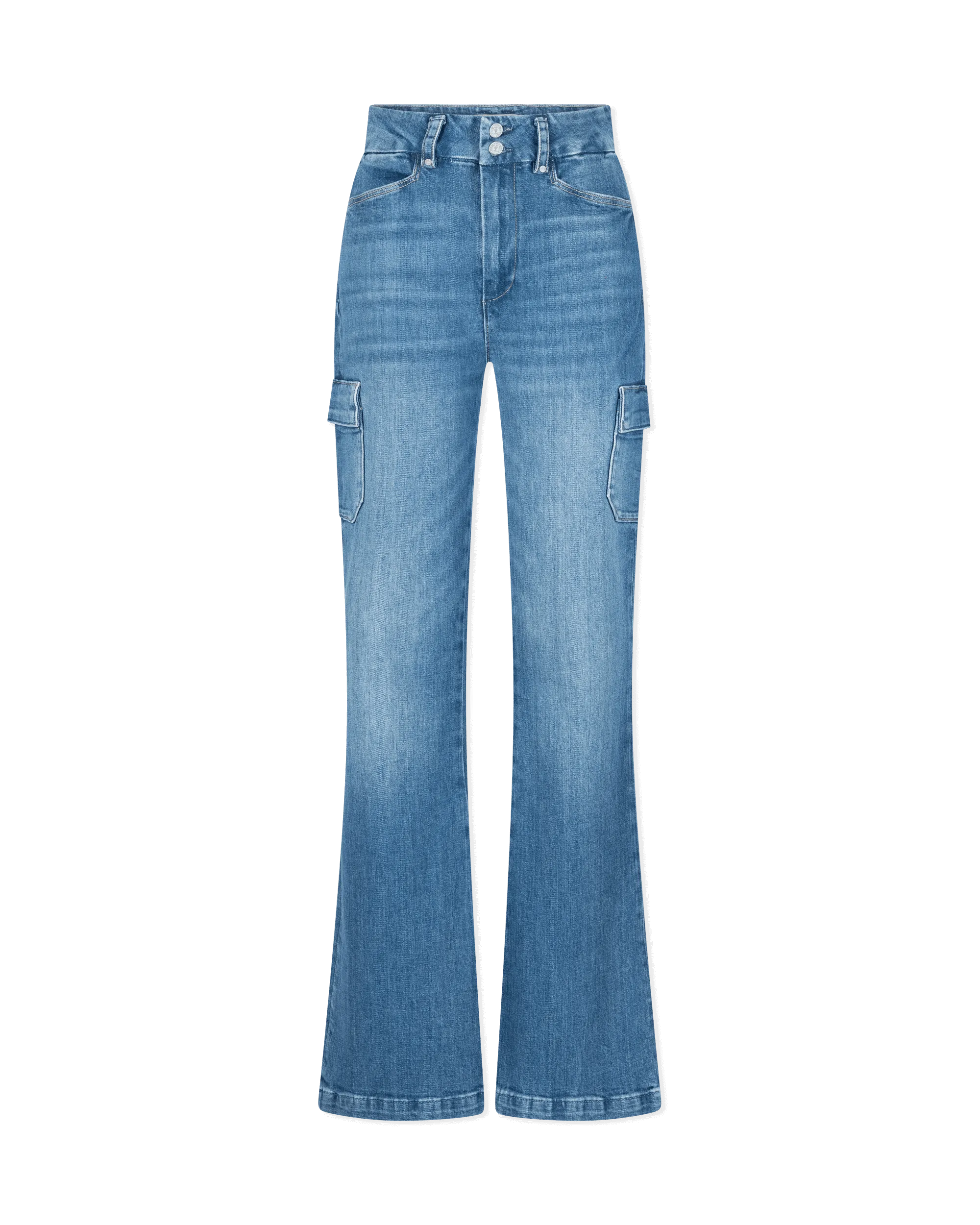 Dion 32" Cargo Flare Jeans - DIHSAN