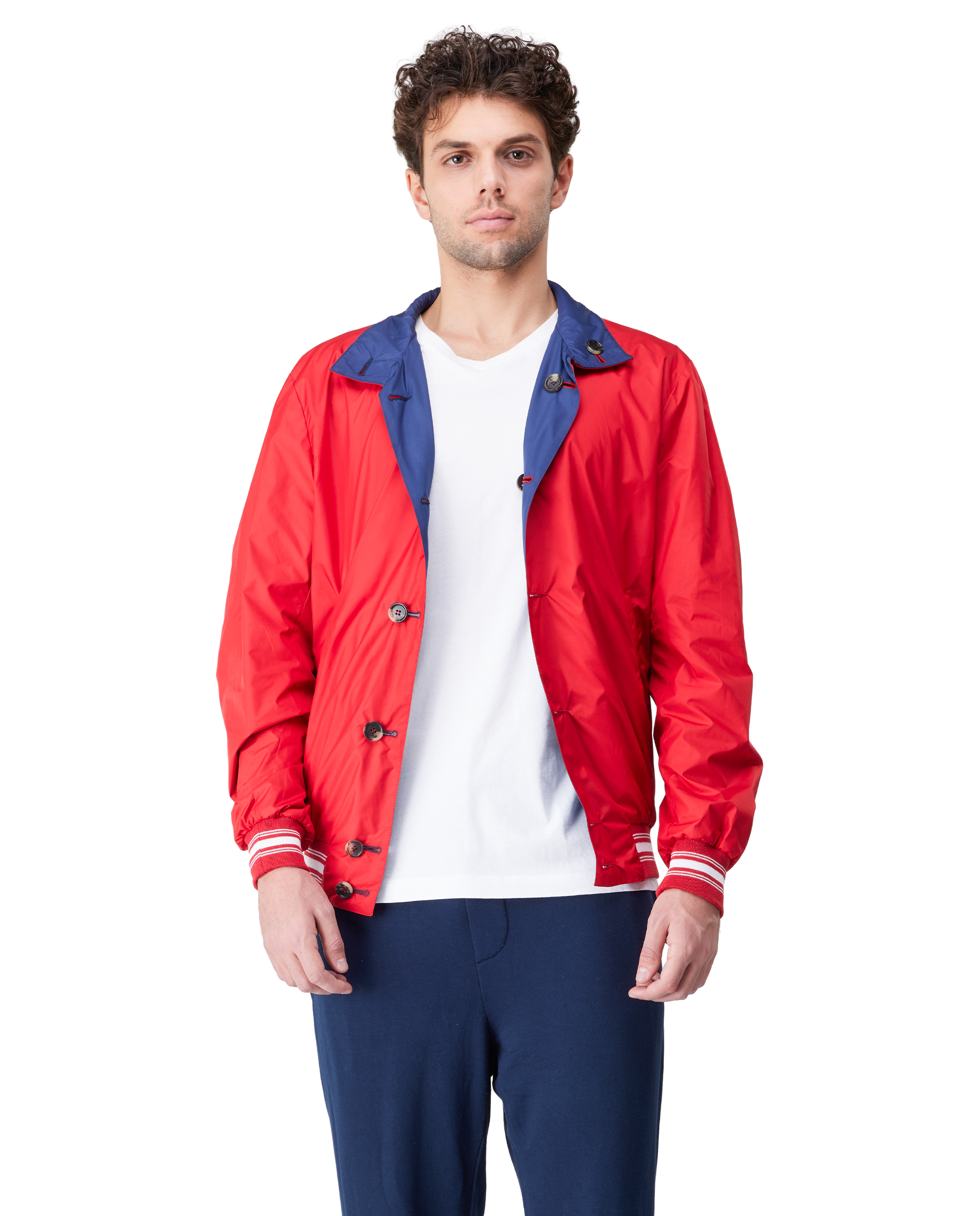 Reversible Varsity Windbreaker