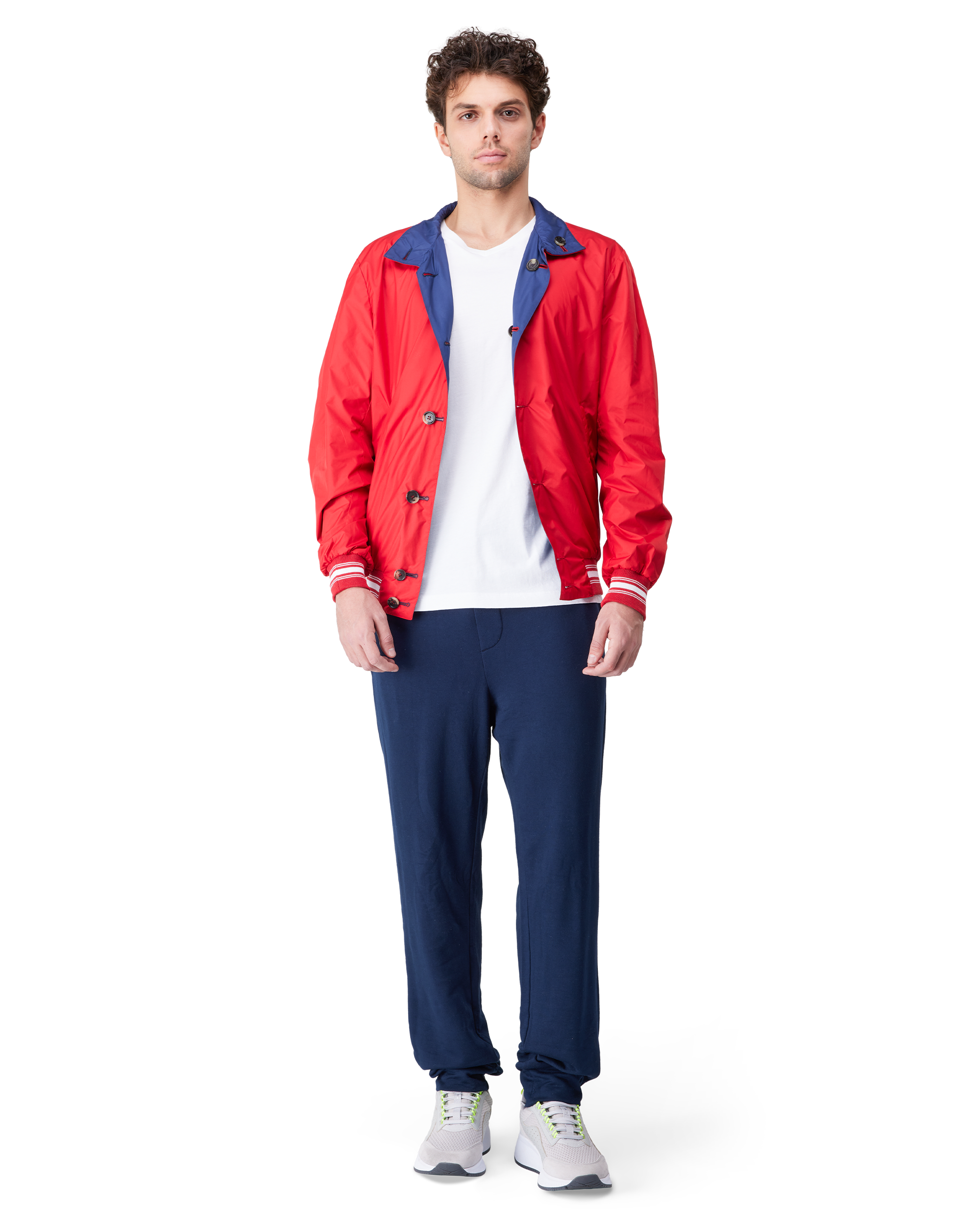 Reversible Varsity Windbreaker