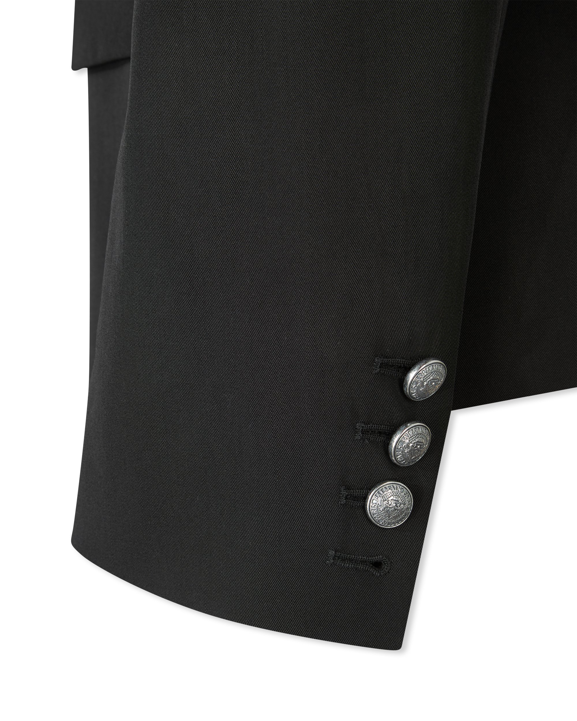 Veste Croisee Col Pointe Satin