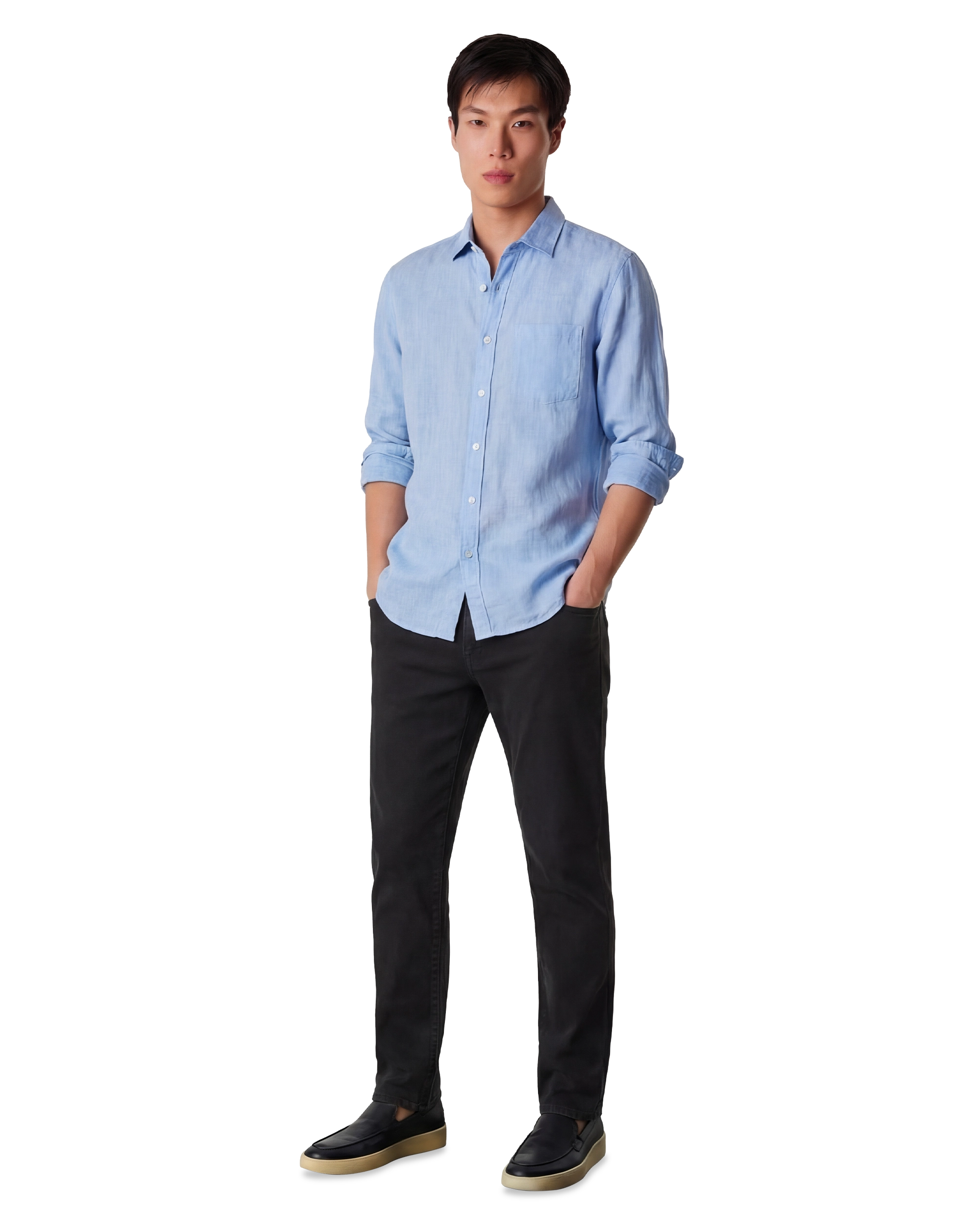 Dylan Slim Skinny Sueded Sateen