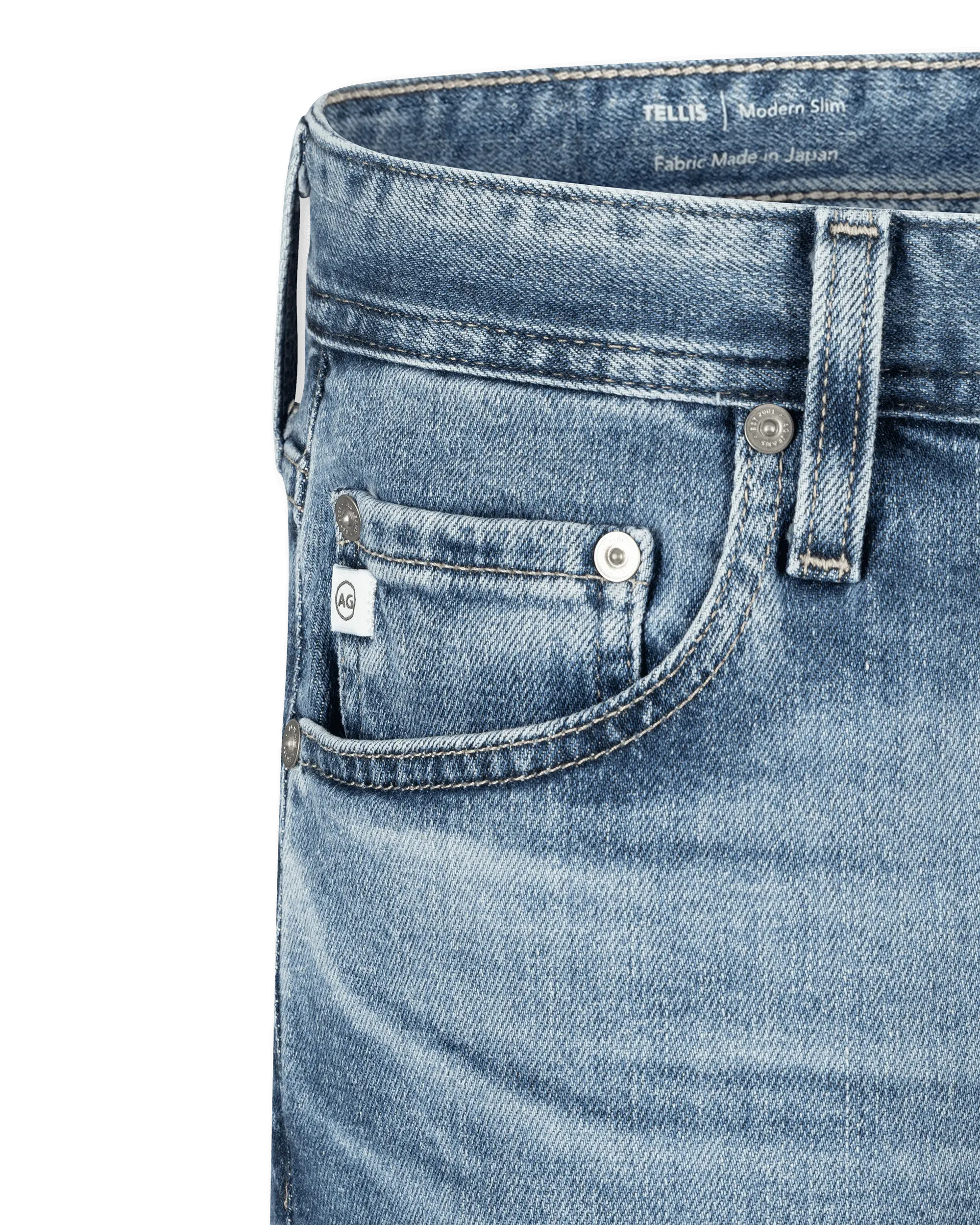 Tellis Vapor Wash Modern Slim Denim - DIHSAN