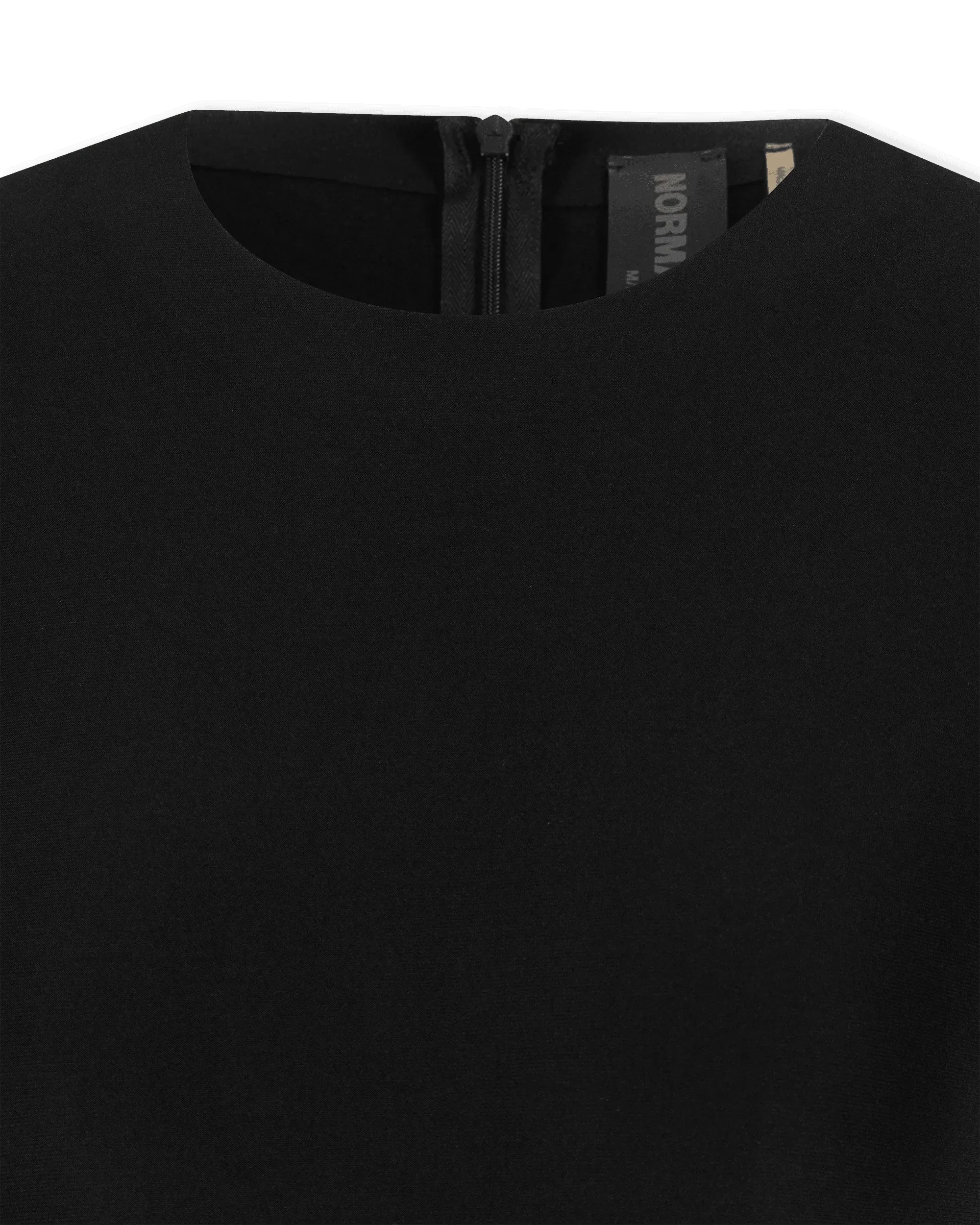 Sleeveless Crewneck Fishtail Gown - DIHSAN