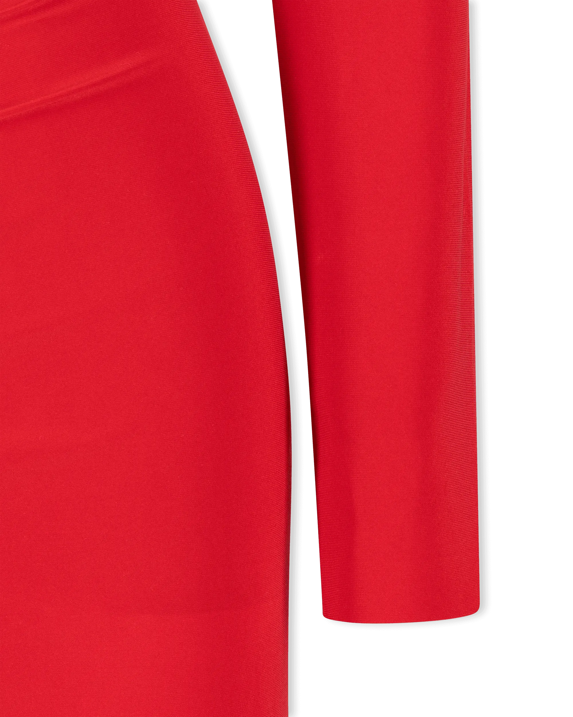 Long Sleeve Side Draped Gown - DIHSAN